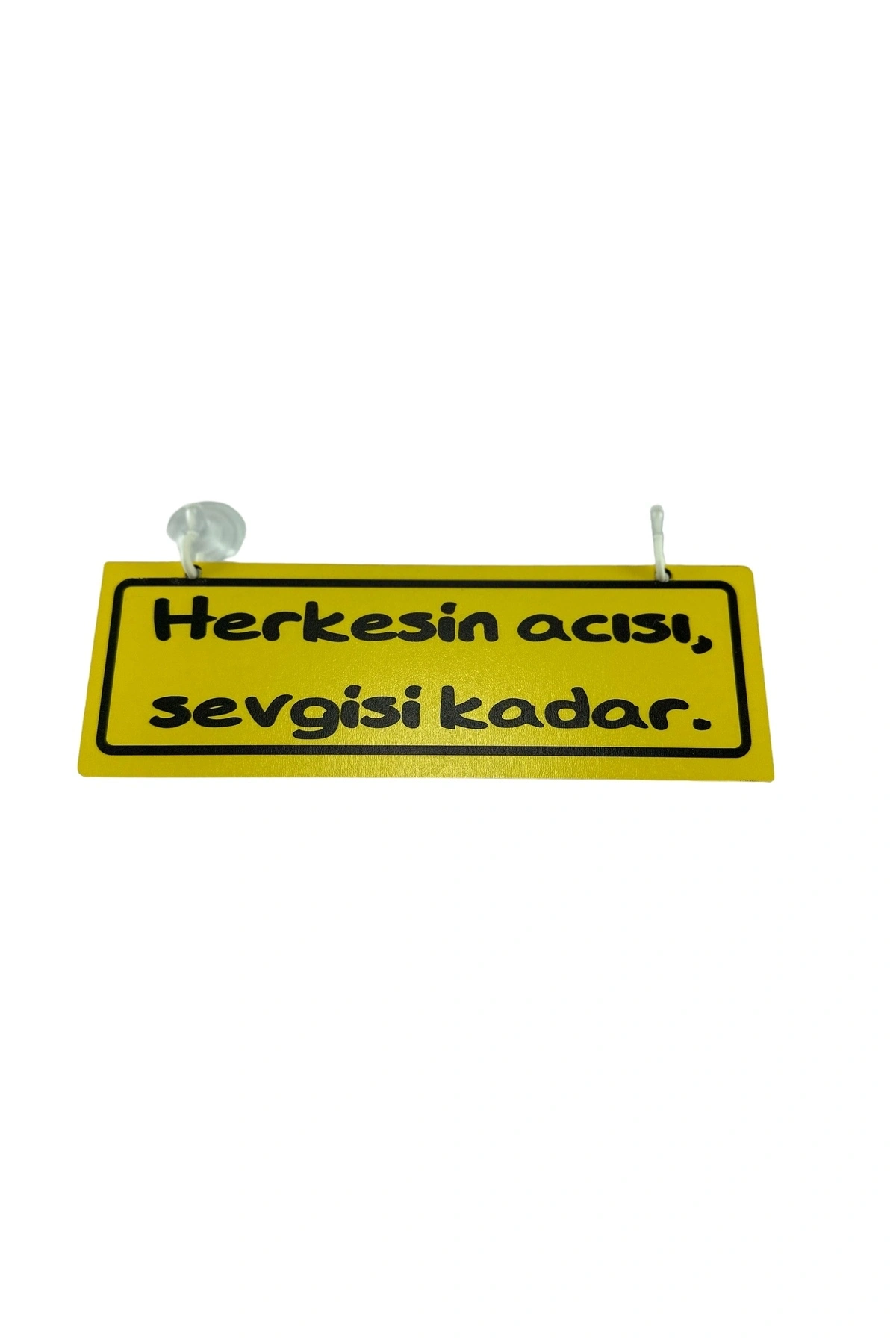 Cam Süsü Yazı ’herkese Müsait Olan Bana Meşgul Olsun’ Mdf Vantuzlu
