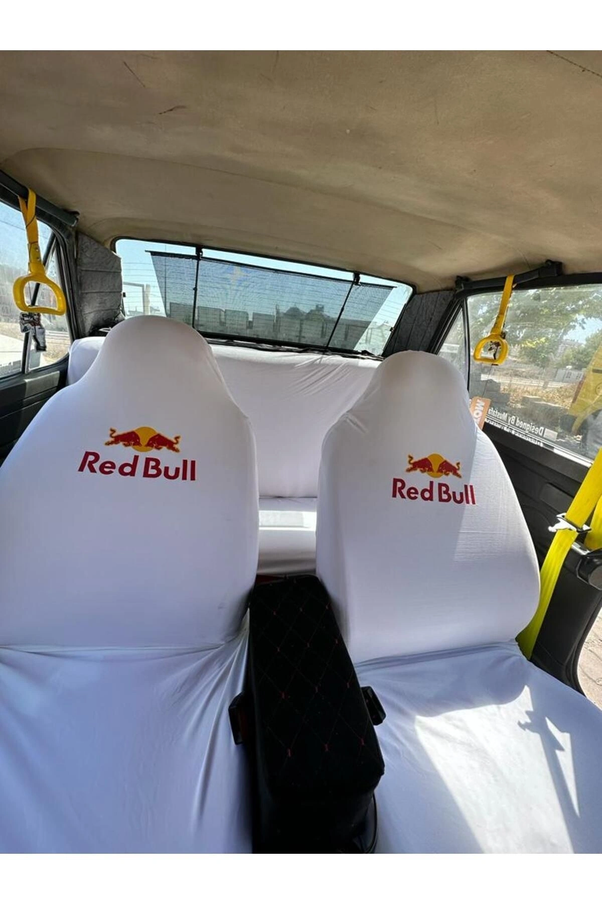 Redbull Oto Servis Kılıfı Beyaz