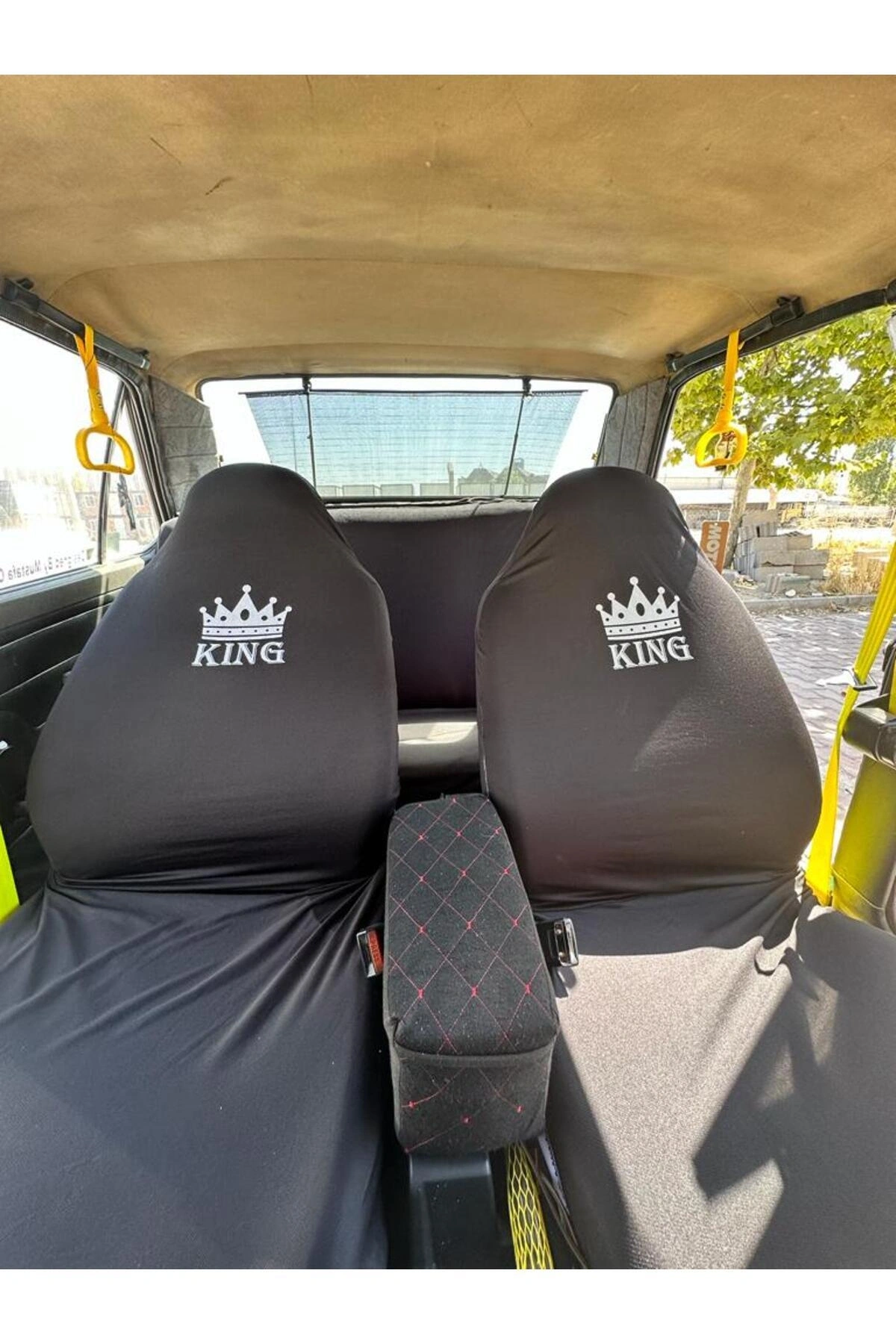 King Oto Servis Kılıfı Siyah