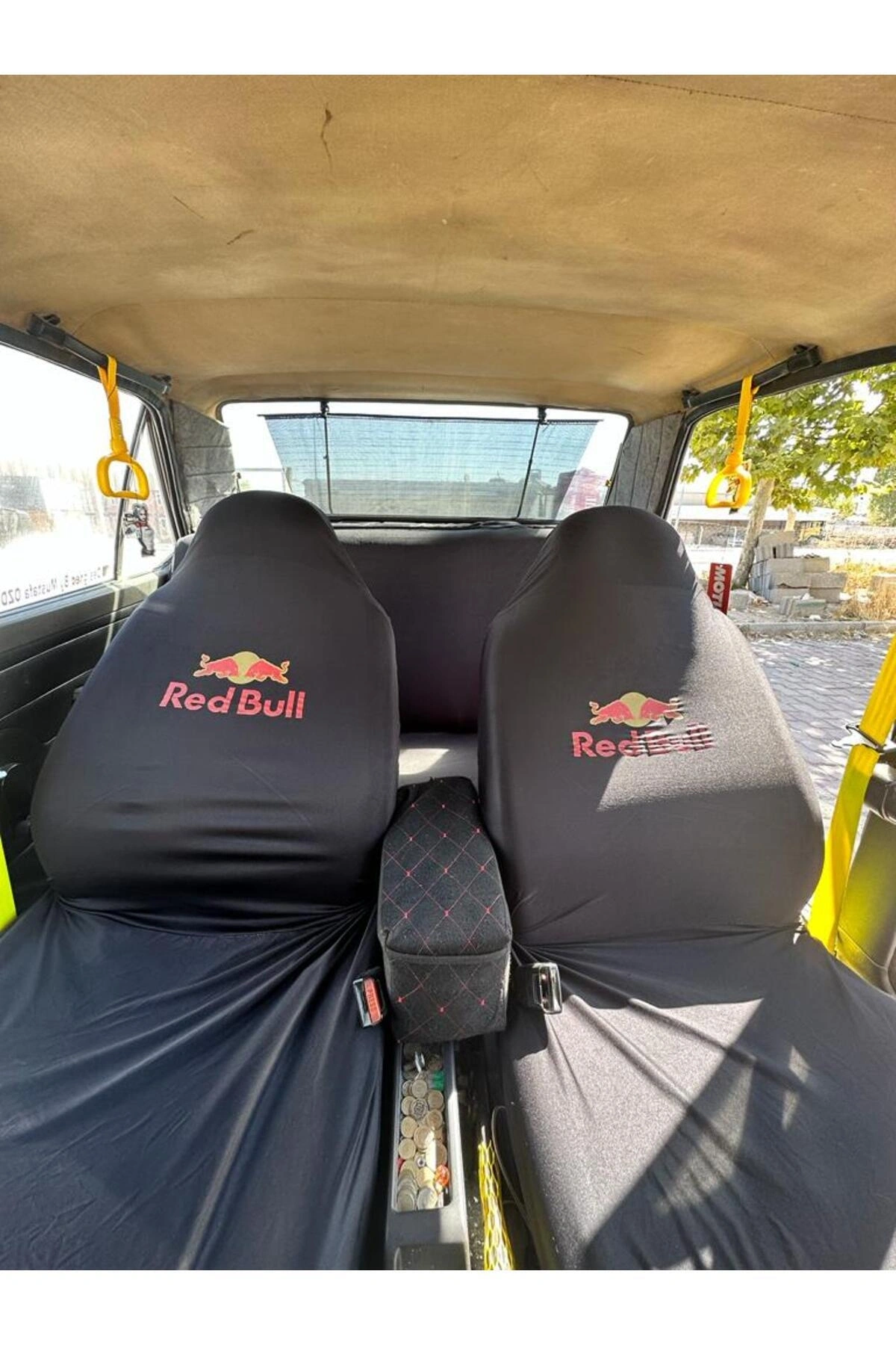 Redbull Oto Servis Kılıfı Siyah