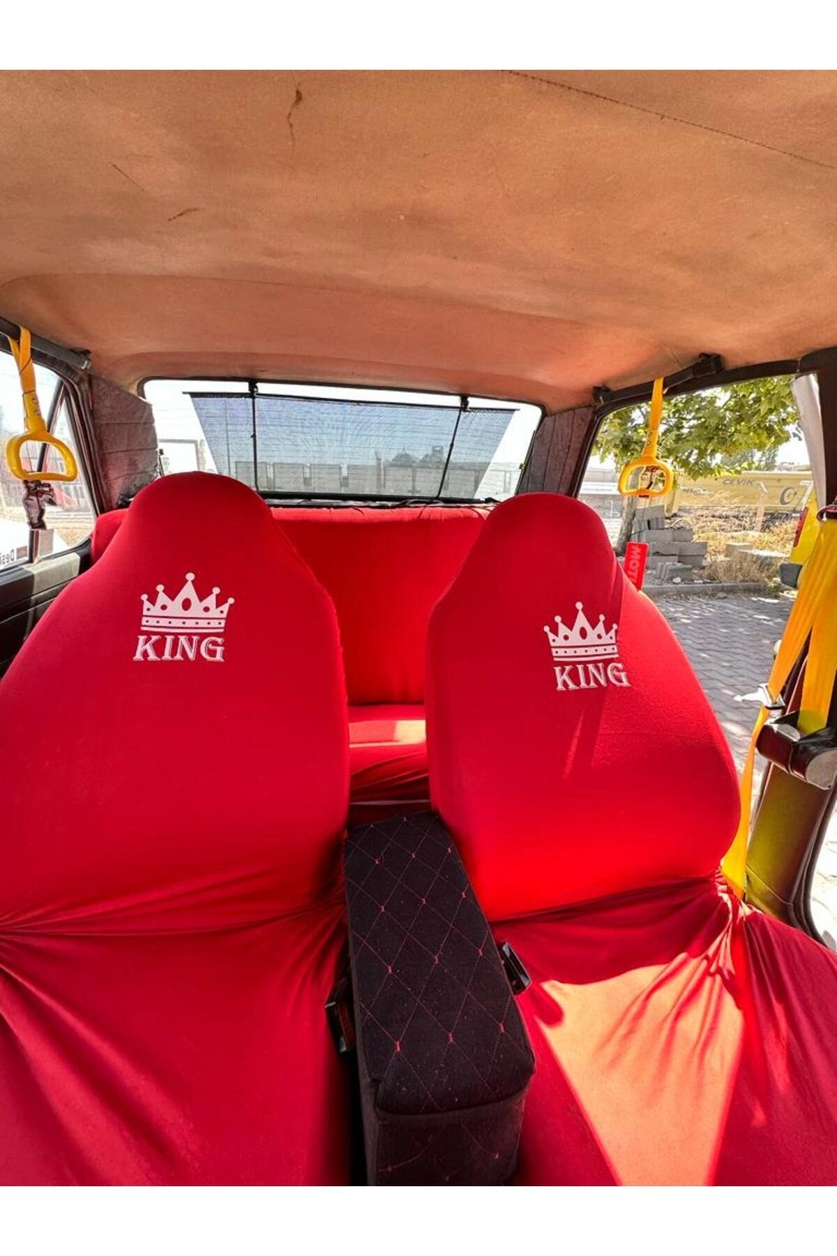 King Oto Servis Kılıfı Kırmızı