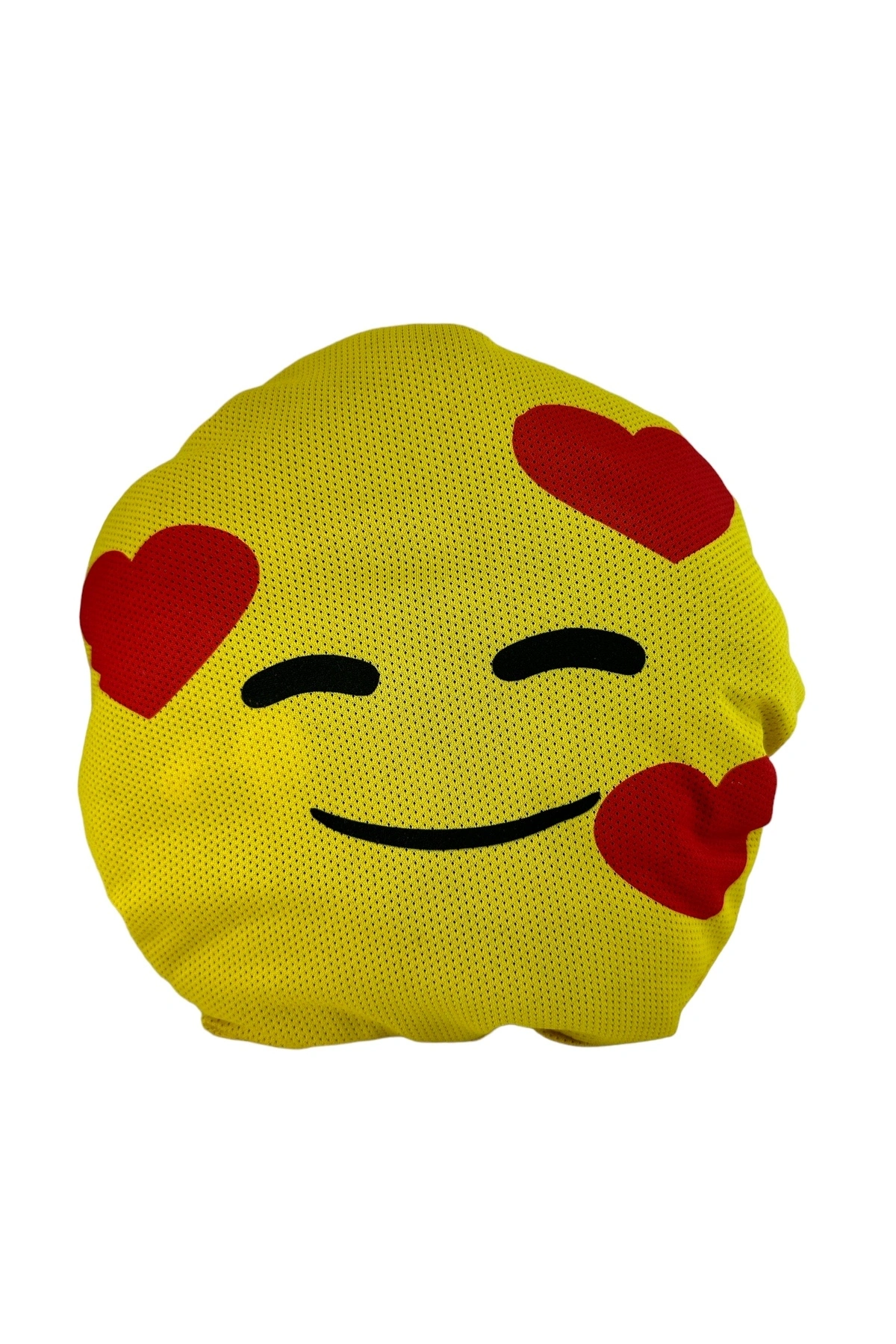 Emoji Oto Boyun Yastığı Kalp Yedi Sarı