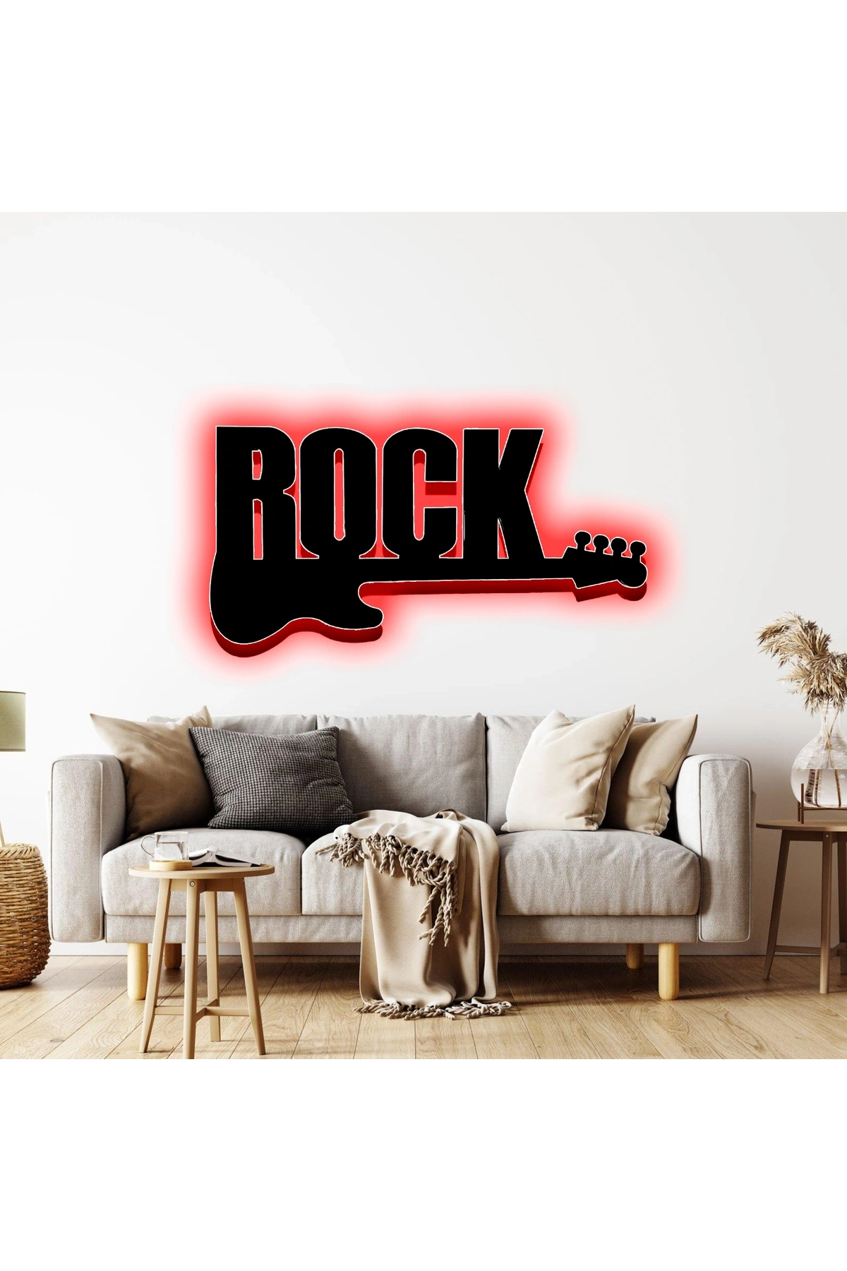 Duvar Dekoru Led Işıklı Rock Ful RGB Ful Aydınlatmalı