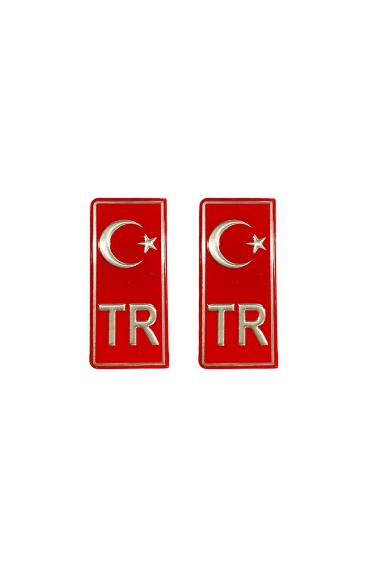 Tr Plaka Sticker 2li - Türkiye Plaka Sticker