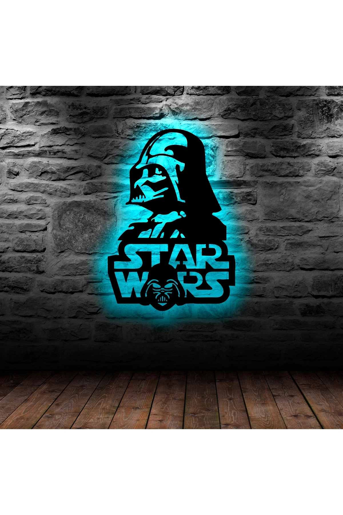 Duvar Dekoru Led Işıklı Star Wars Ful RGB Ful Aydınlatmalı