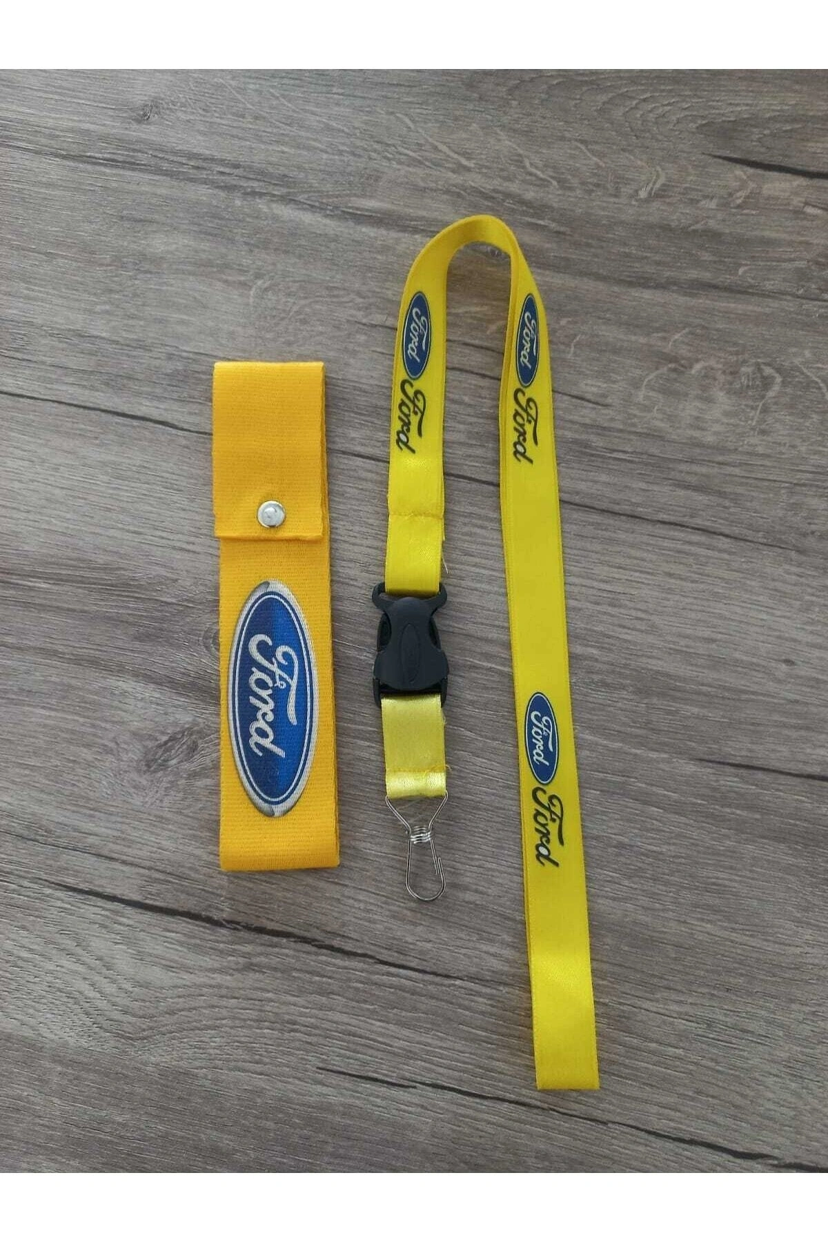 Ford Uyumlu Sarı Renk Yüksek Kalite Tampon Dili & Çeki Ipi / Oto Ayna Askısı & Ayna Ipi