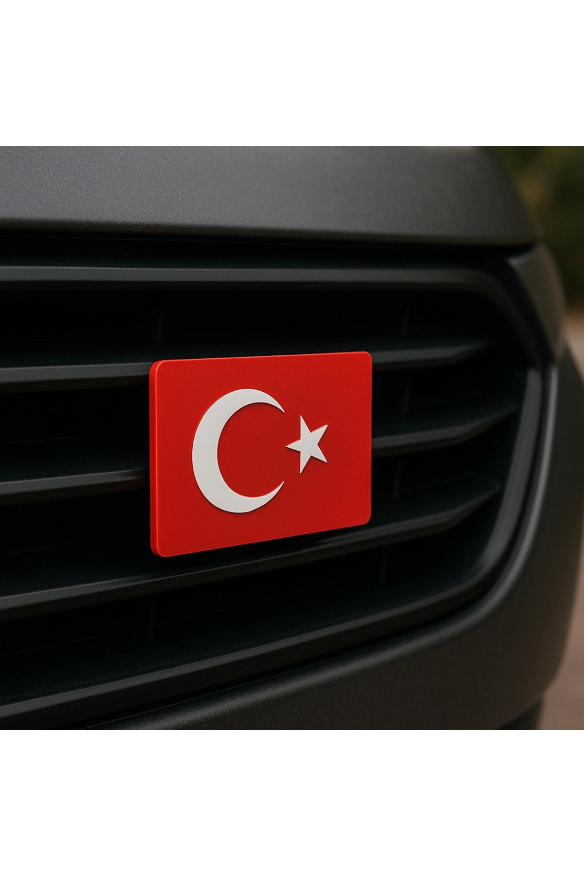 Türk Bayrağı Pleksi Panjur Arması Vidalı