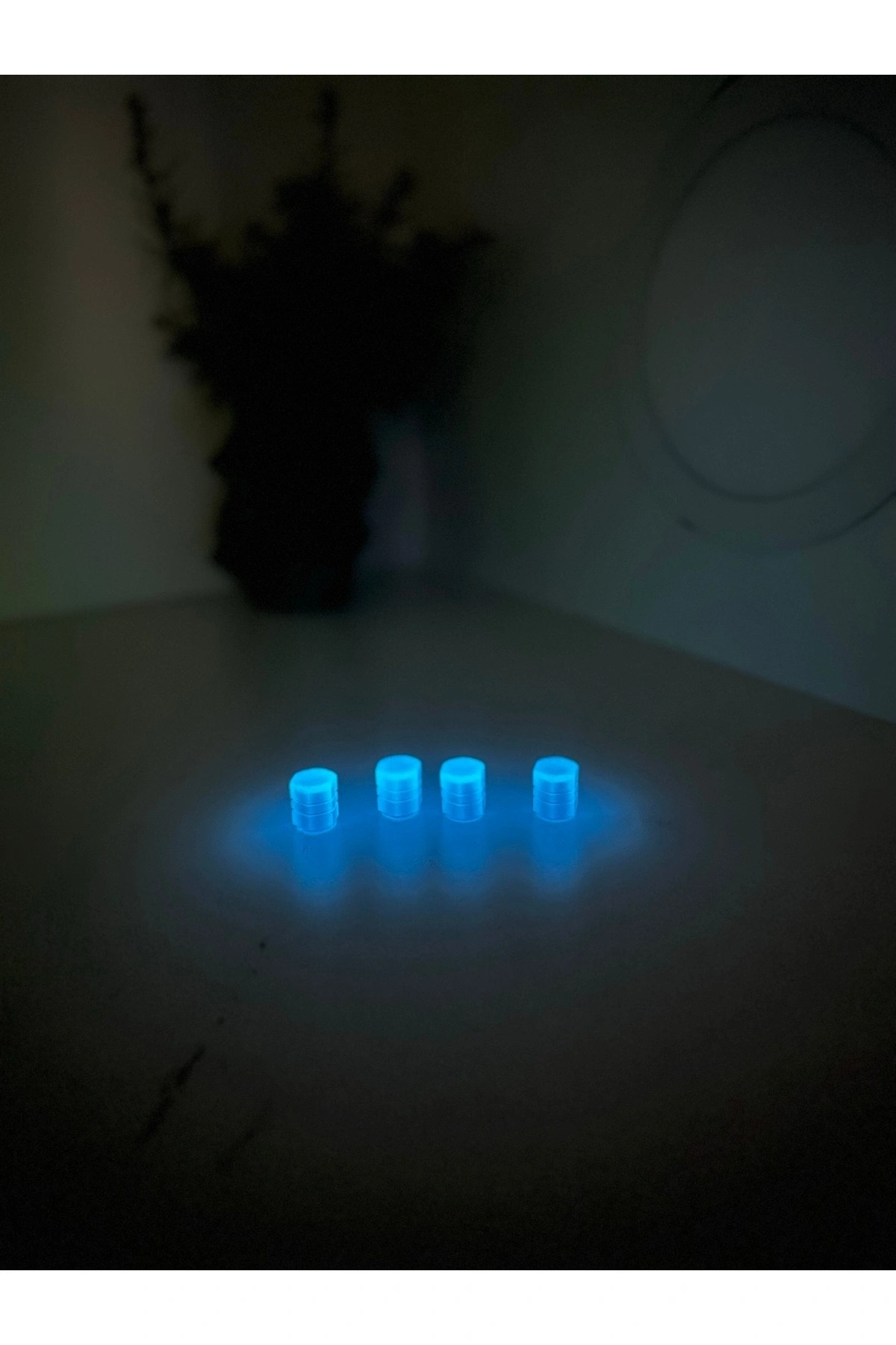 Fosforlu Sibop Kapağı Neon 4’lü Mavi