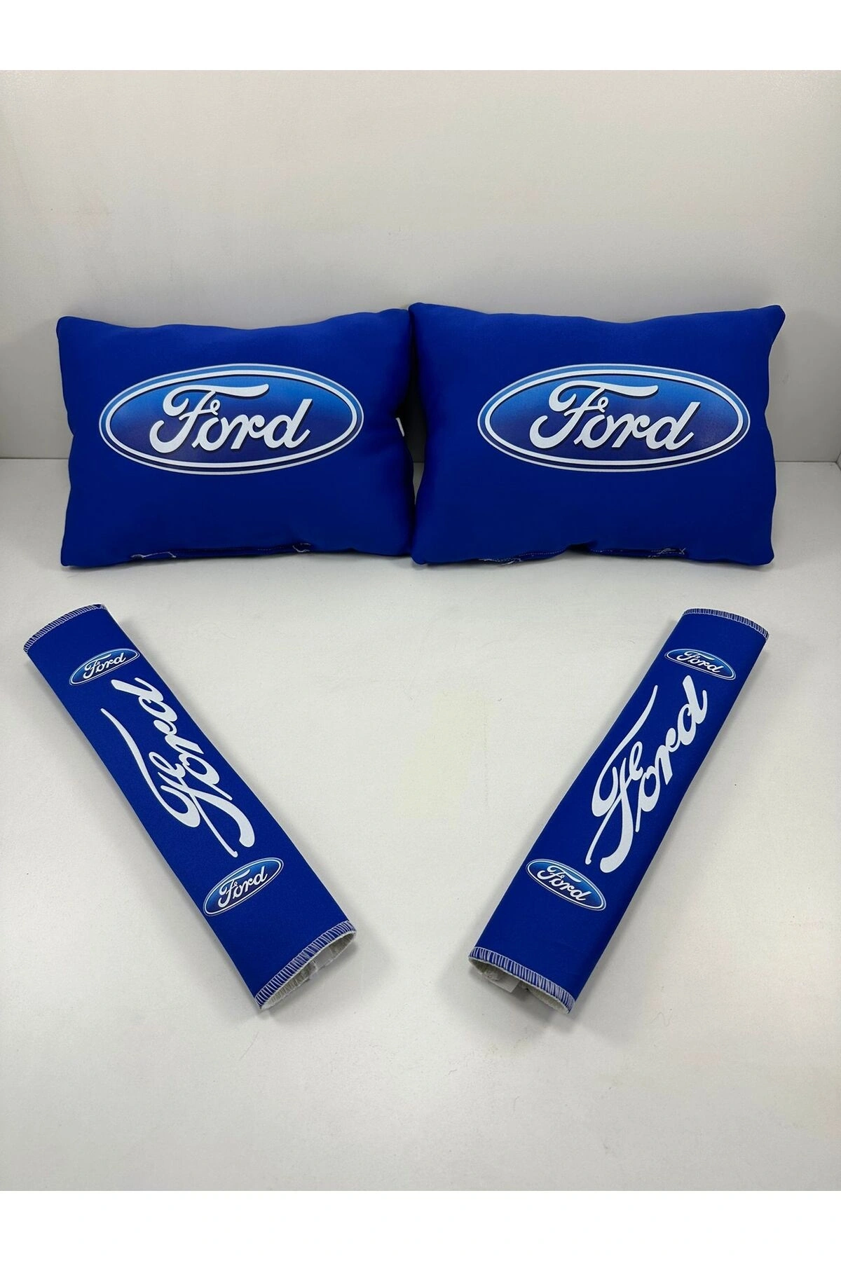 Ford Boyun Yastığı Emniyet Kemer Pedi Mavi