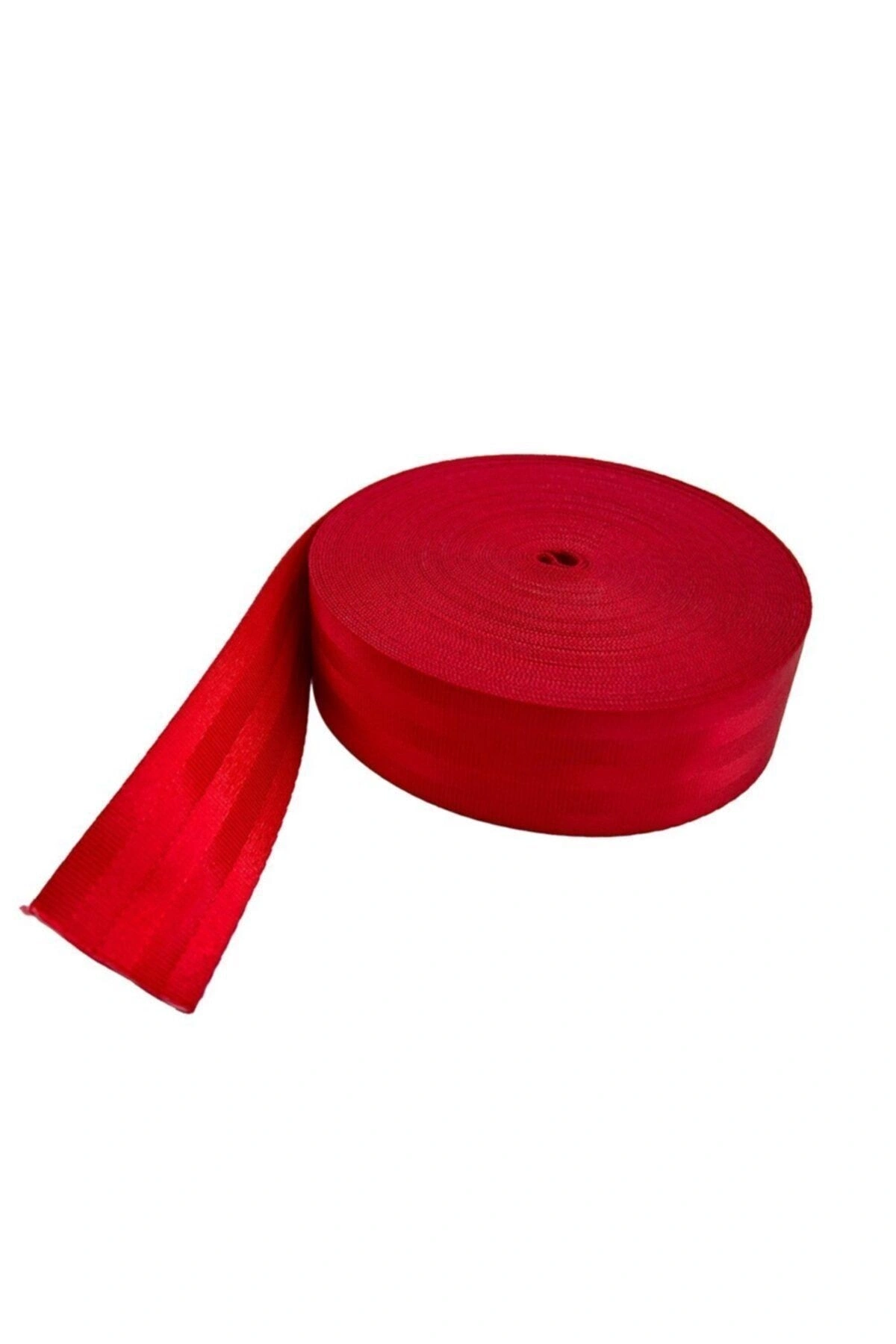 Renkli Spor Emniyet Kemeri 10 Metre Kırmızı