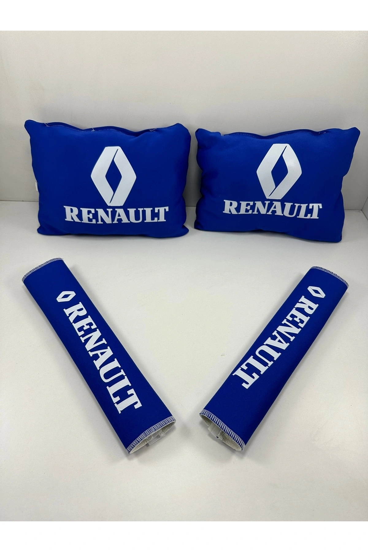 Renault Boyun Yastığı Emniyet Kemer Pedi Mavi Renault