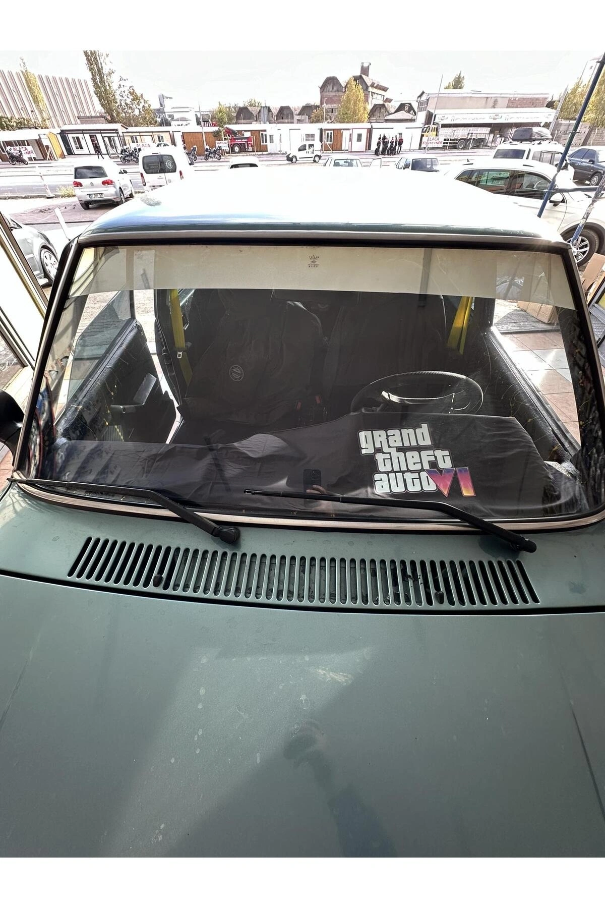 Gta Baskılı Oto Göğüs Örtüsü Grand Theft Auto Siyah
