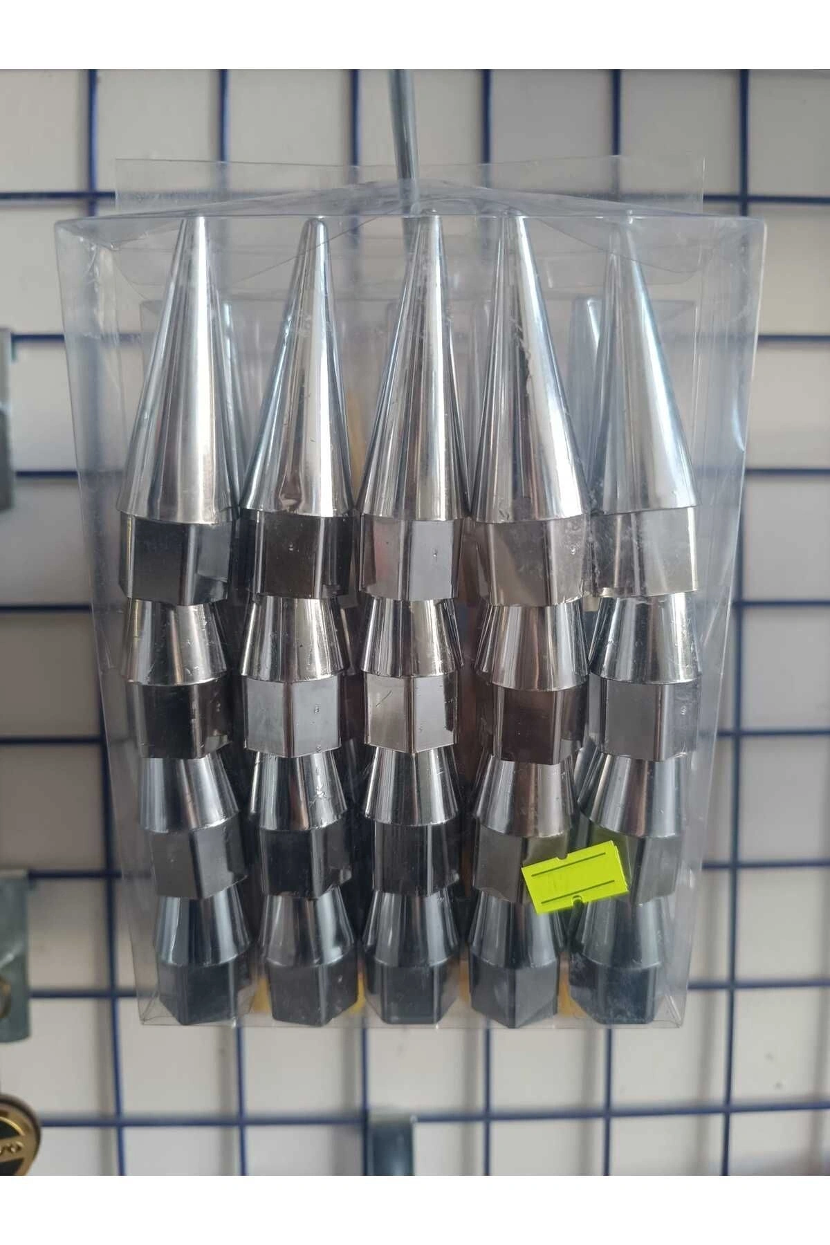 Sivri Bijon Kapağı - Krom Bijon Kapağı - Jant Bijon Kapağı - Bijon Kapağı - Araba Bijon Sivri 19mm