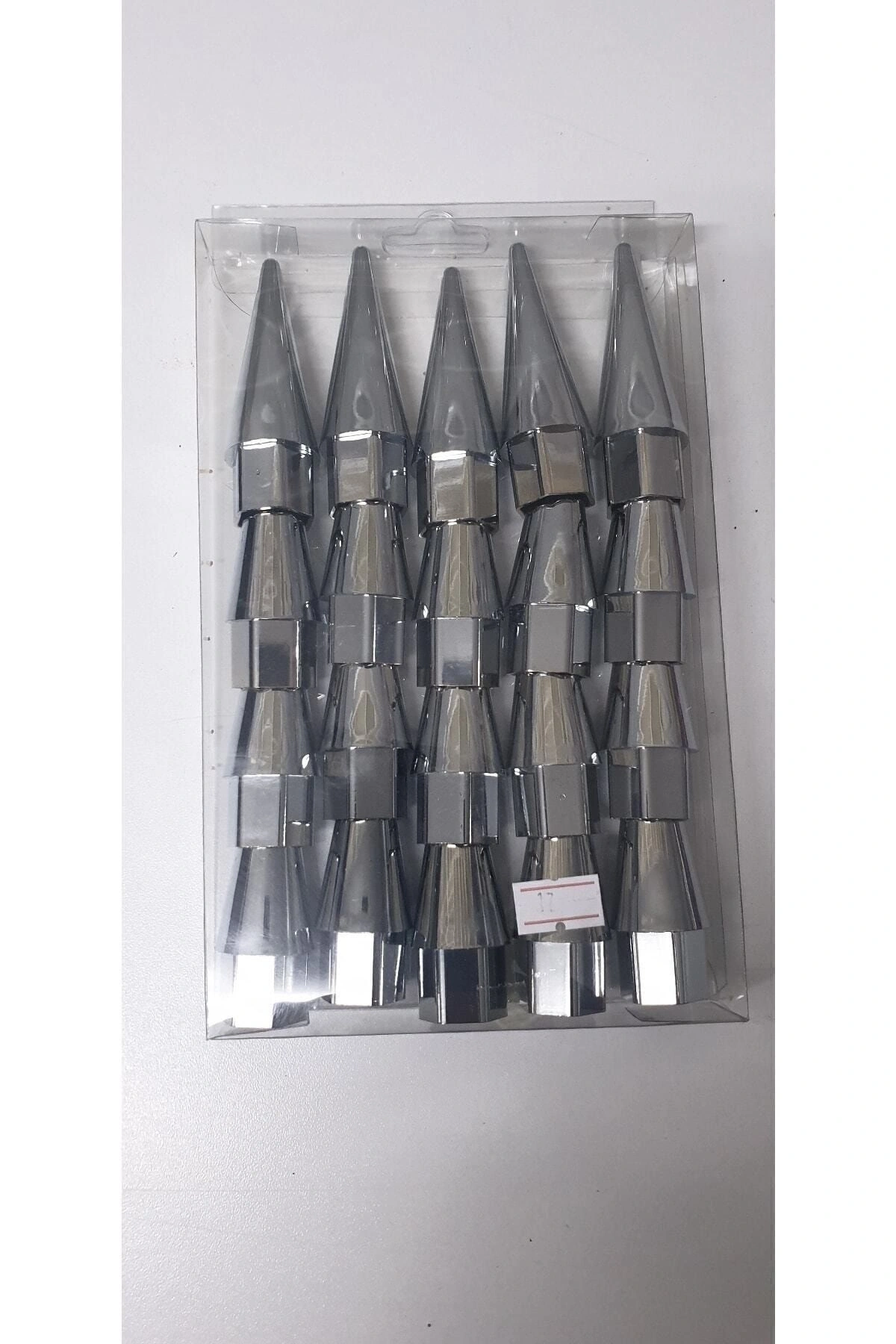 Sivri Mermi Bijon Kapağı Krom 17mm