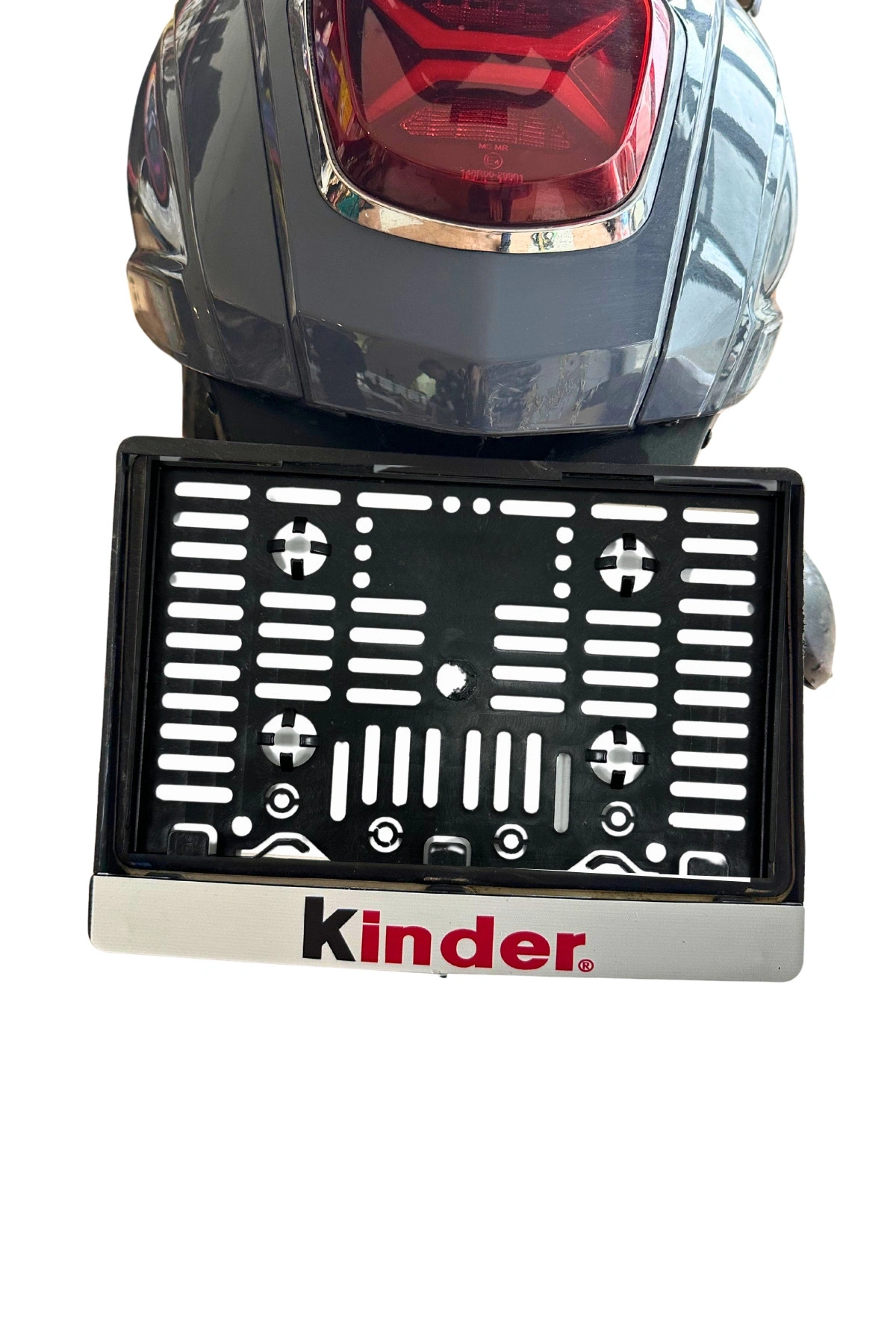 Motor Plakalık Çikolatalı Gofret Baskılı Motosiklet Plakalığı