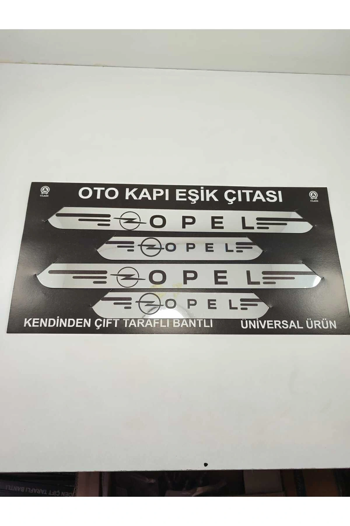 Opel Oto Kapı Eşik Çıtası 4’lü Takım Aynalı Pleksi