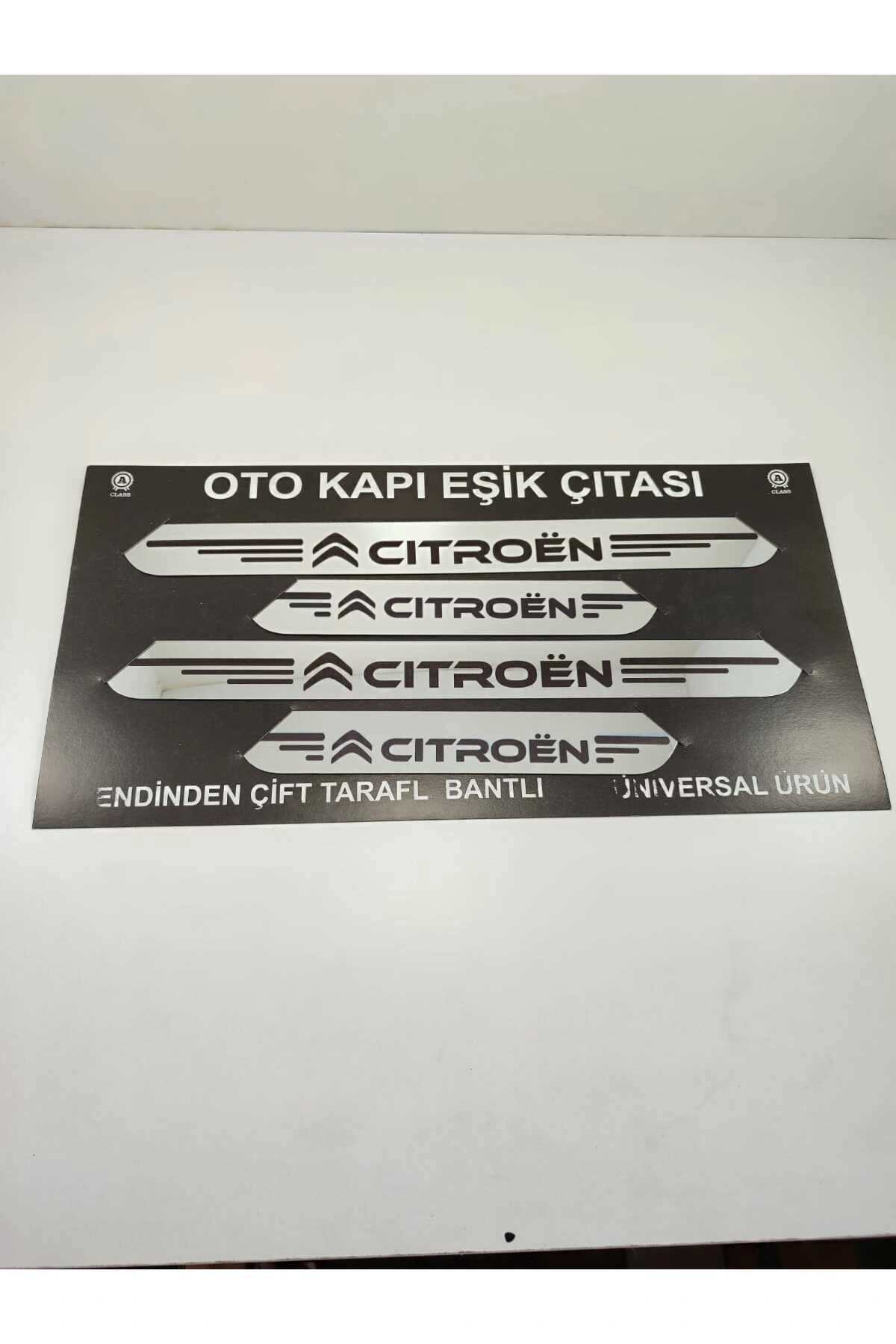 Citroen Oto Kapı Eşik Çıtası 4’lü Takım Aynalı Pleksi