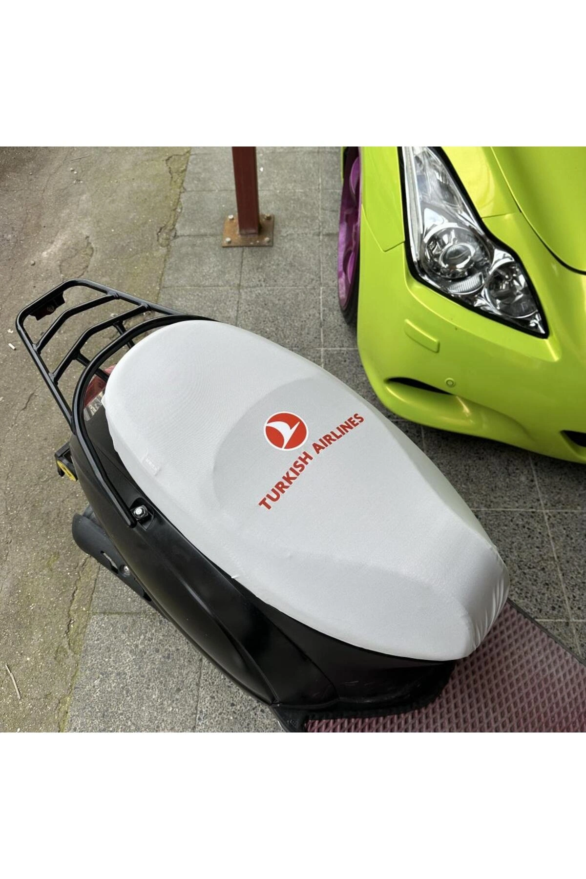 TURKISH AIRLANCE DESENLİ PENYE MOTOSİKLET KILIFI -MOTOR