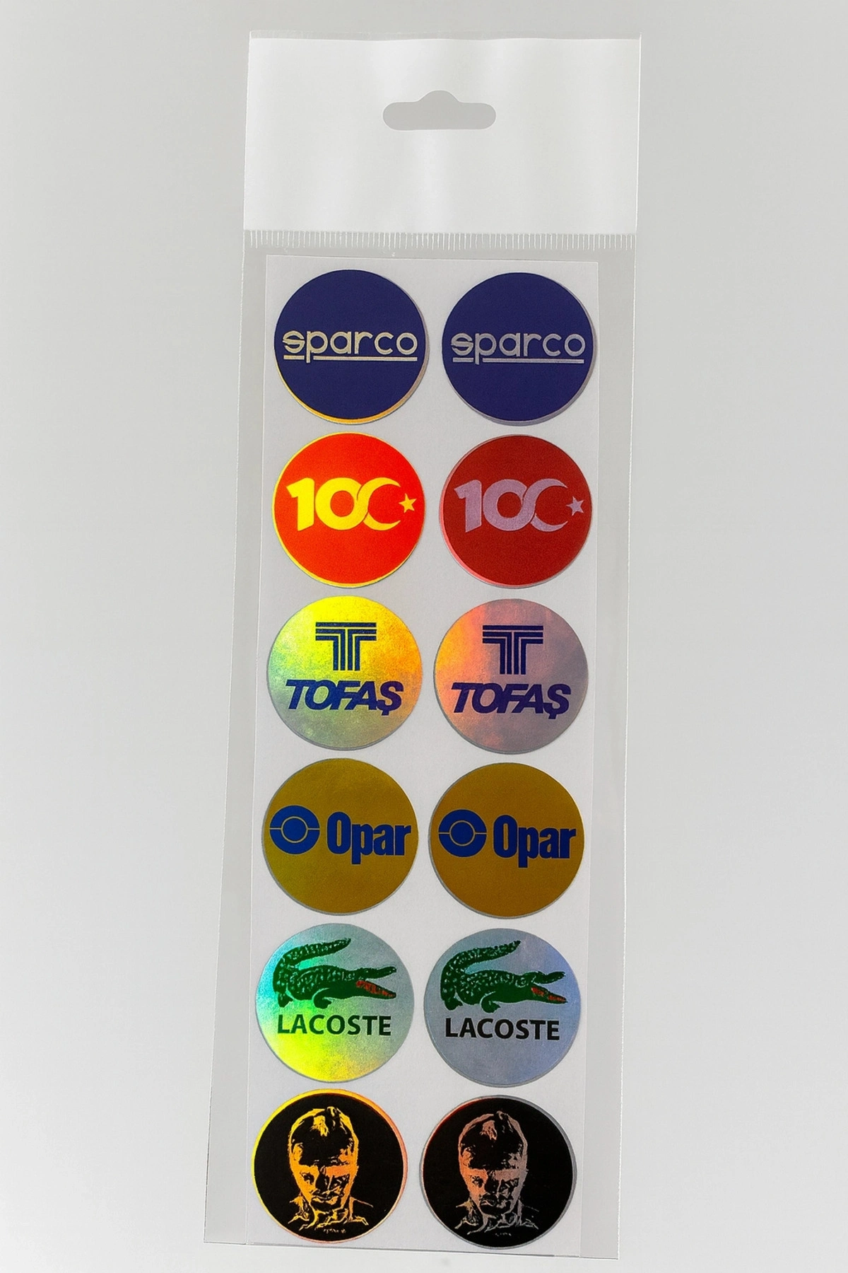 Plaka Hologramlı Sticker Etiket Pulu Motosiklet Etiketi Suya Güneşe Dayanaklı