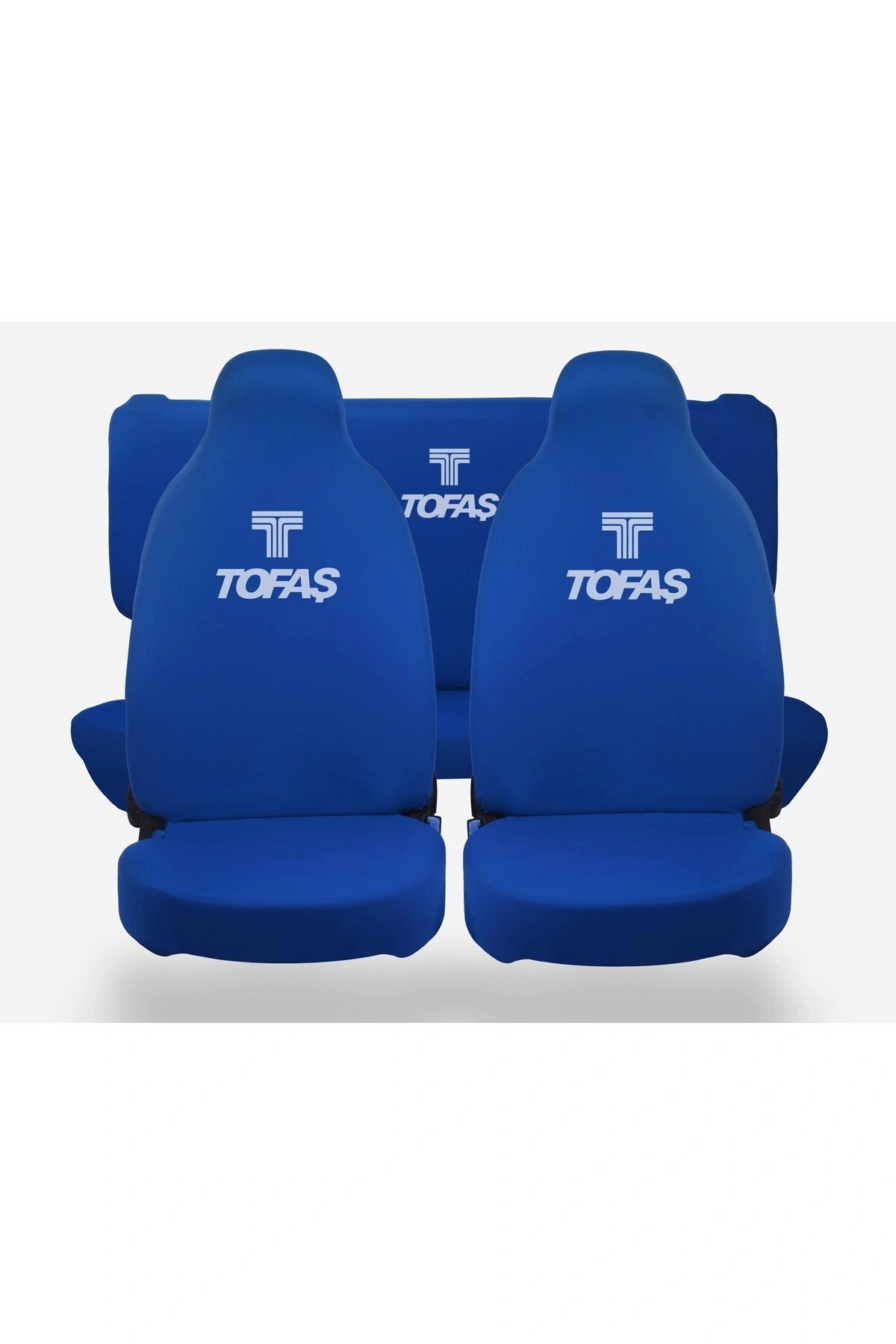 TOFAŞ Araca Uyumlu Oto Koltuk Kılıfı -Araç Penye Koltuk Kılıfı Servis Kılıfı 4 Parça