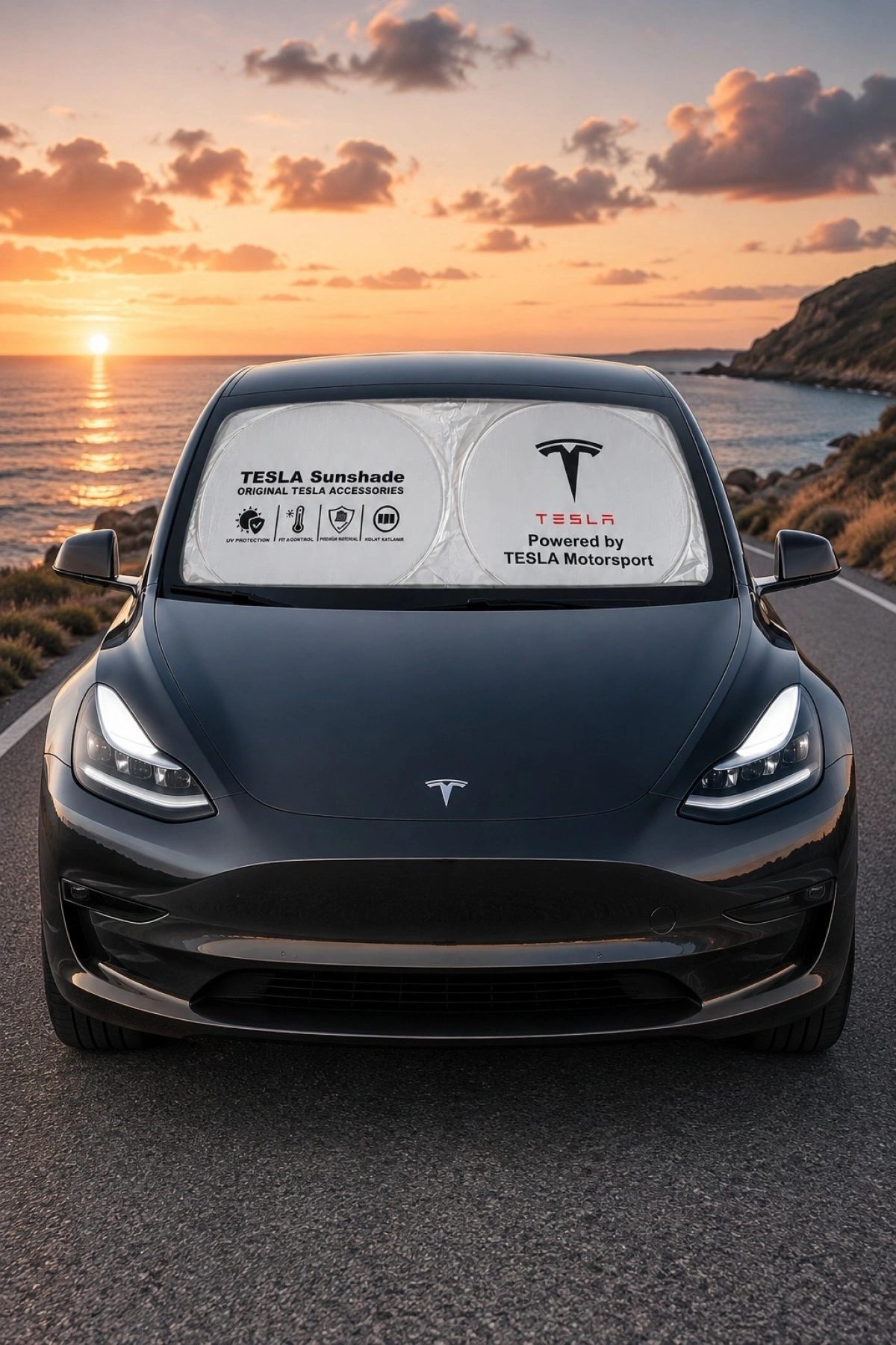 ÖN CAM GÜNEŞLİK TESLA