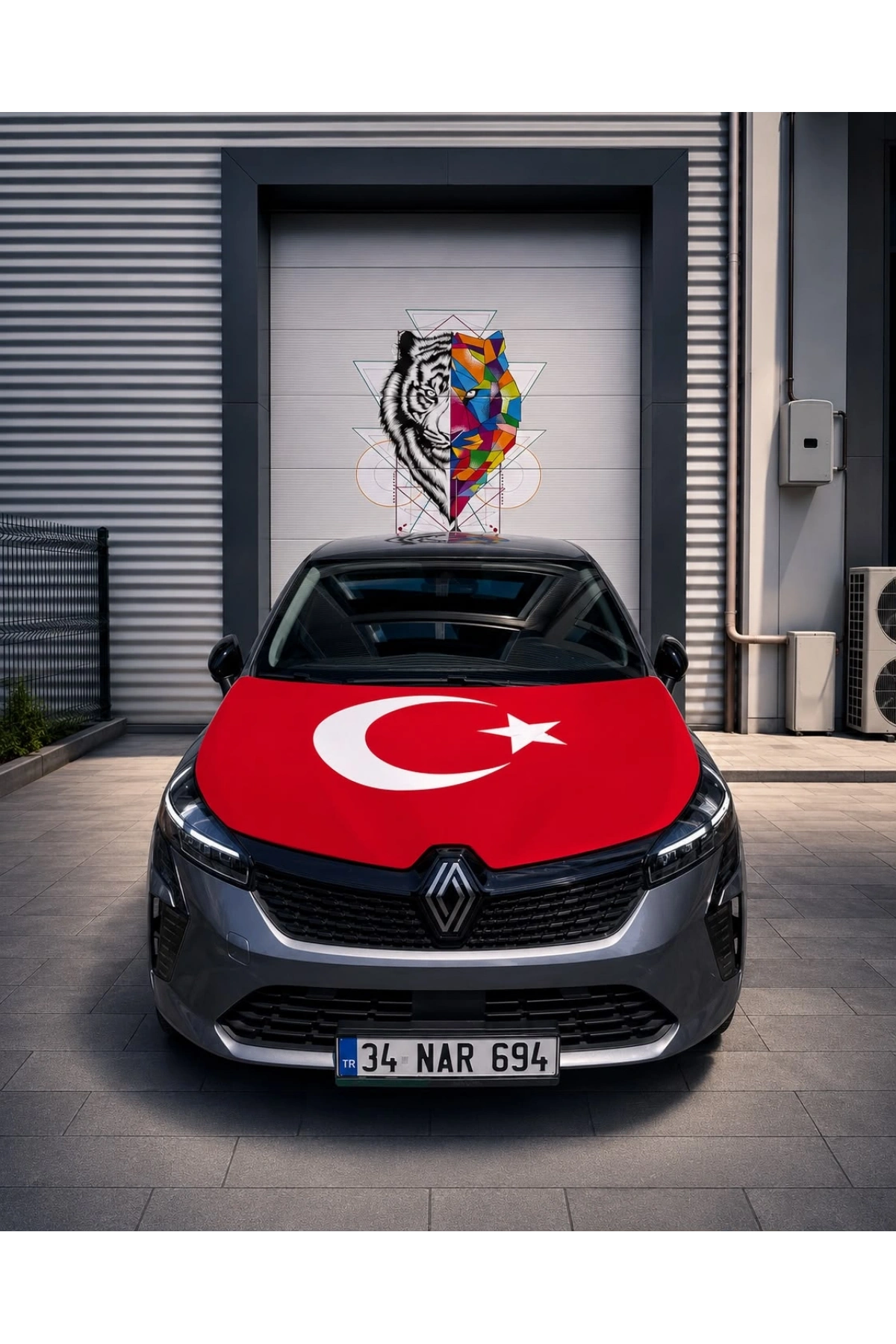 TÜRK BAYRAĞI KAPUT ÖRTÜSÜ