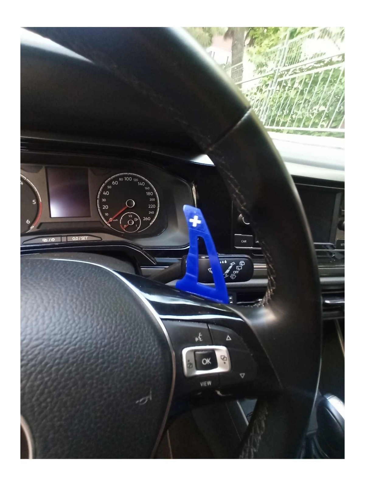 Volkswagen Golf 7 F1 Uyumlu Kulakçık Pedal Shift Mavi