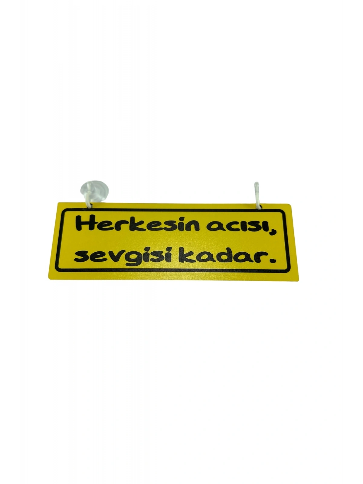 Cam Süsü Yazı ’herkese Müsait Olan Bana Meşgul Olsun’ Mdf Vantuzlu