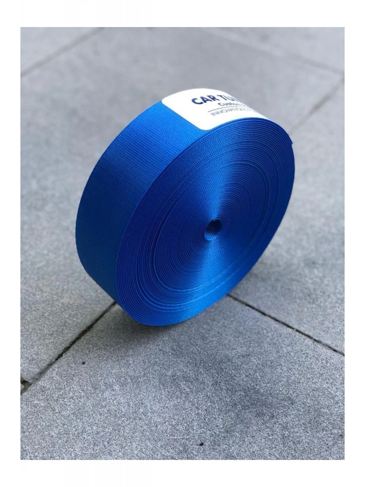 Renkli Eminiyet Kemeri Mavi (6 Metre)