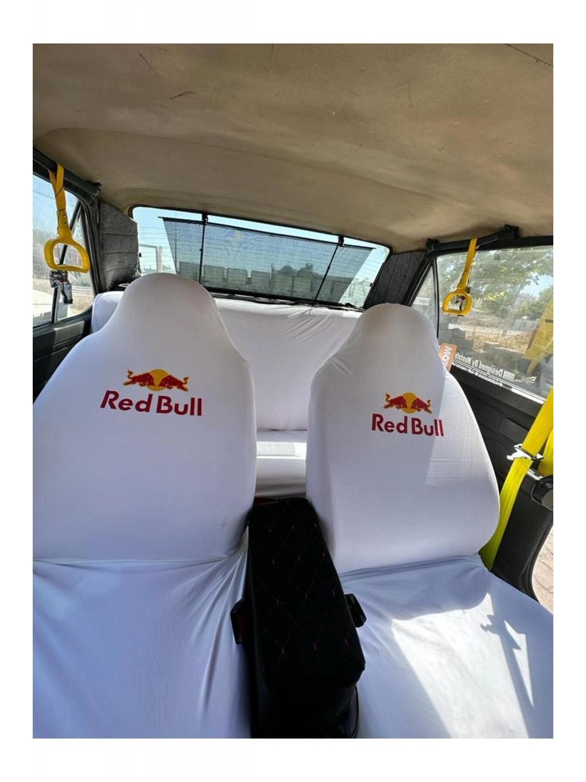 Redbull Oto Servis Kılıfı Beyaz