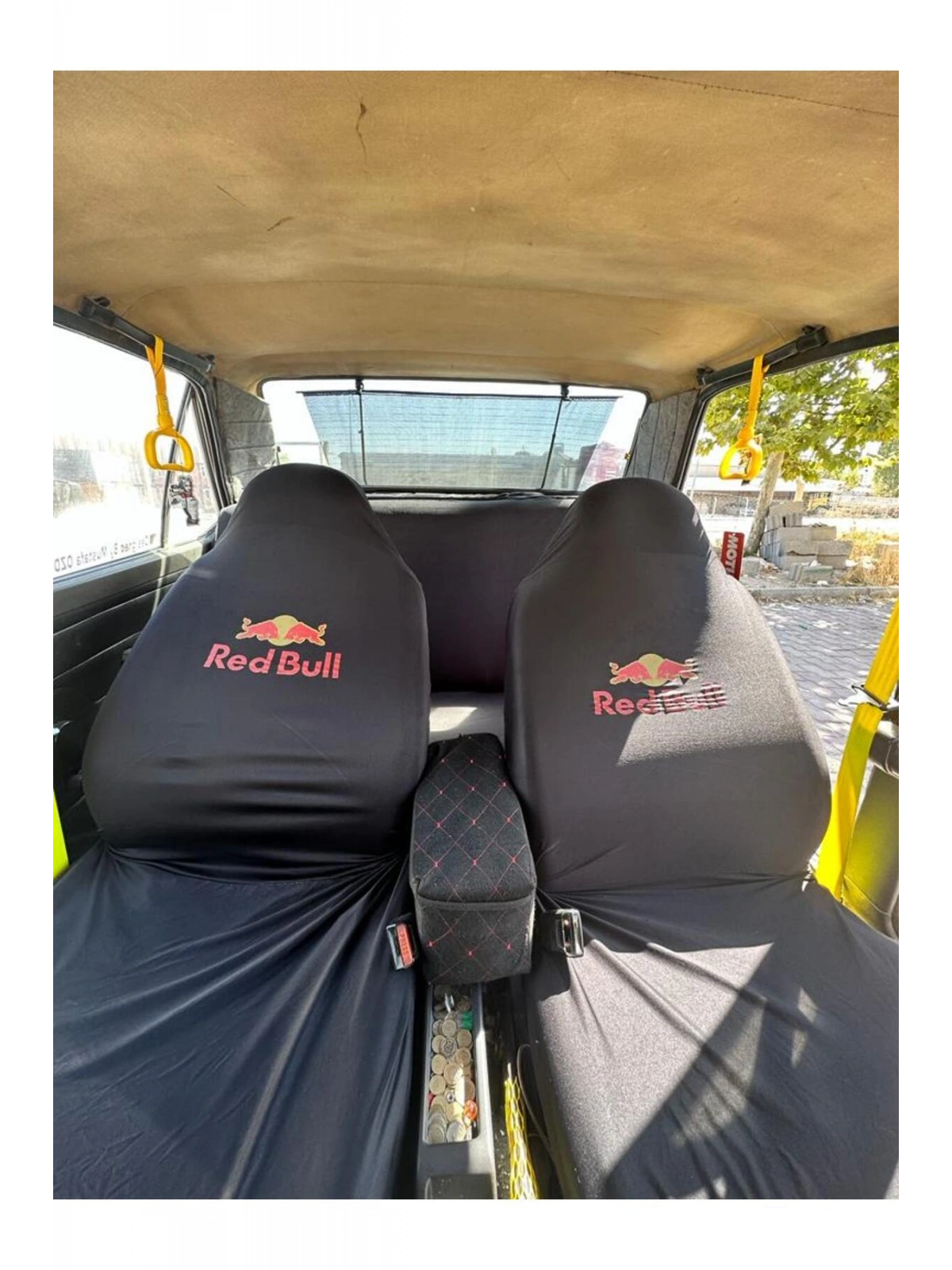 Redbull Oto Servis Kılıfı Siyah