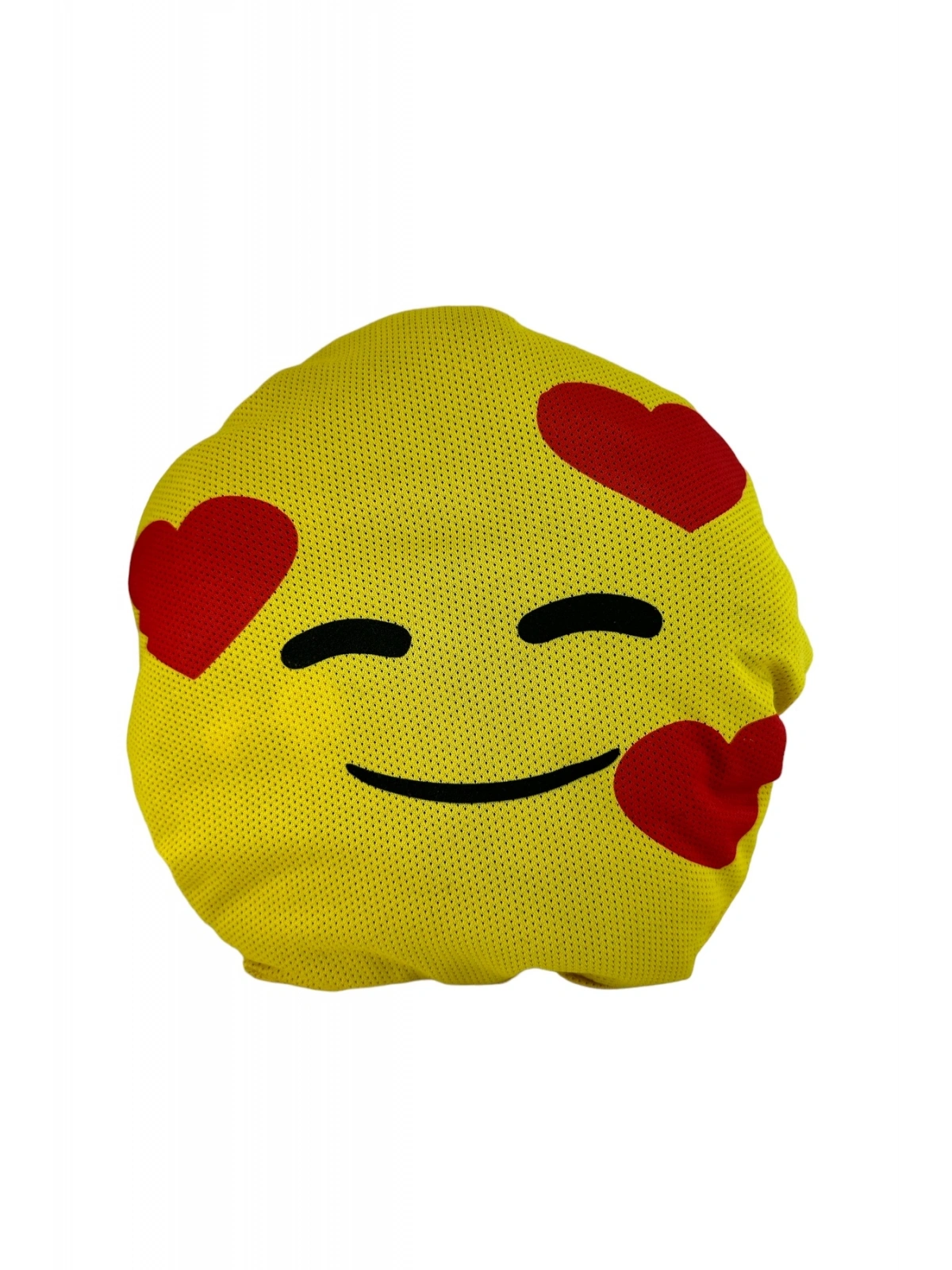 Emoji Oto Boyun Yastığı Kalp Yedi Sarı