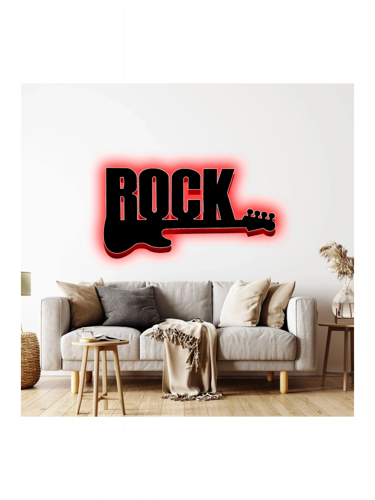 Duvar Dekoru Led Işıklı Rock Ful RGB Ful Aydınlatmalı