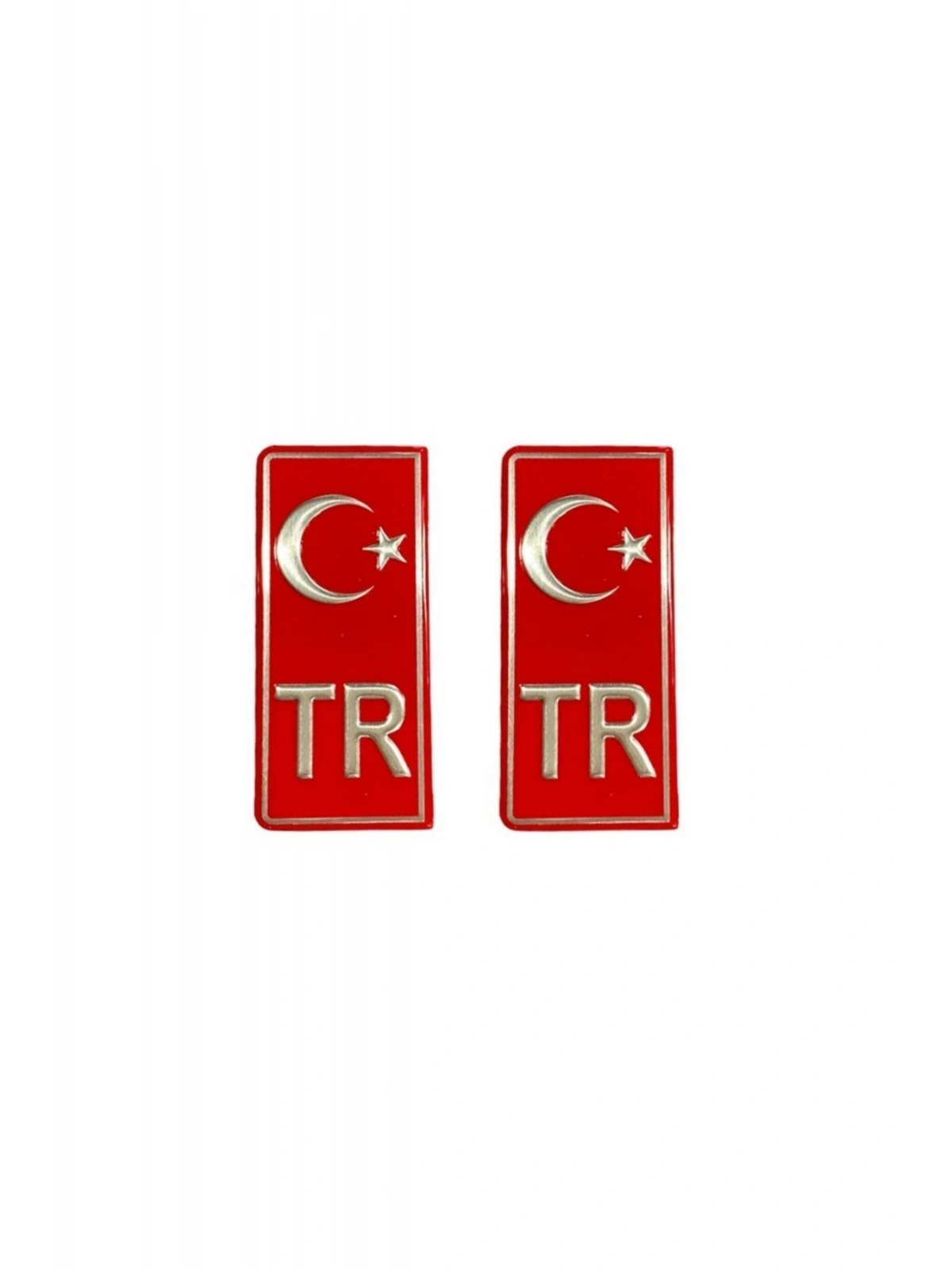 Tr Plaka Sticker 2li - Türkiye Plaka Sticker