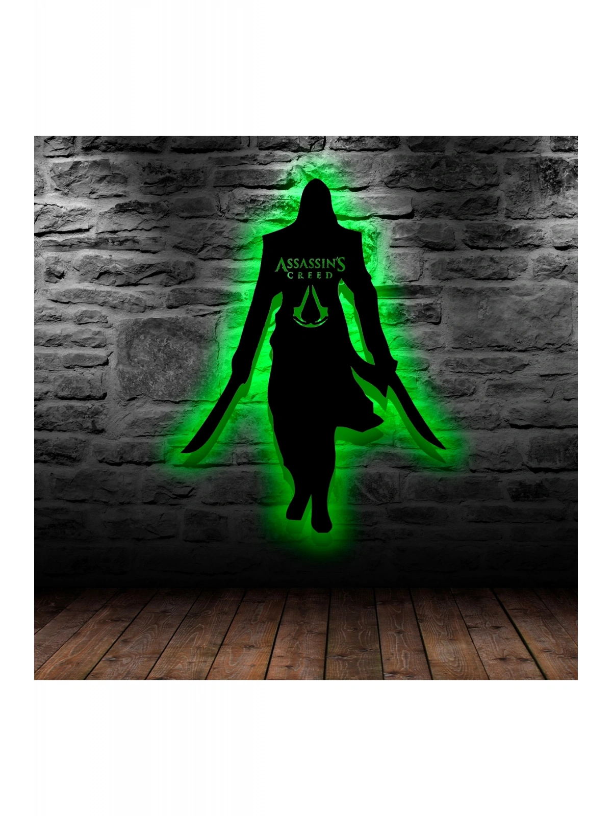 Duvar Dekoru Led Işıklı Assassin Ful RGB Ful Aydınlatmalı