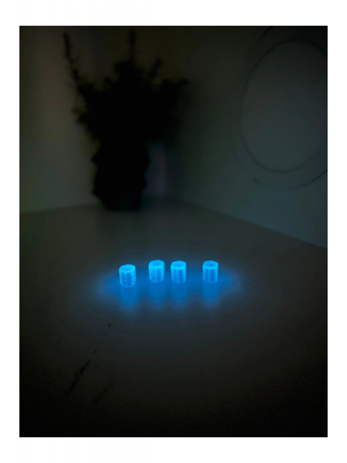 Fosforlu Sibop Kapağı Neon 4’lü Mavi