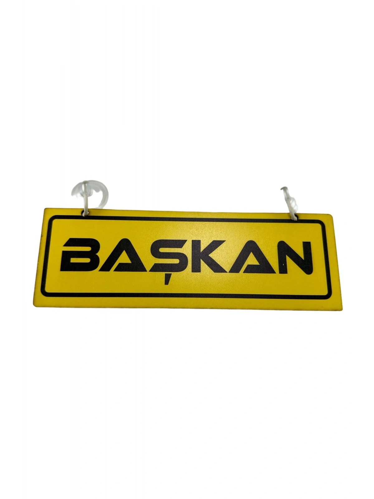 Cam Süsü Yazı ’BAŞKAN’ Mdf Vantuzlu