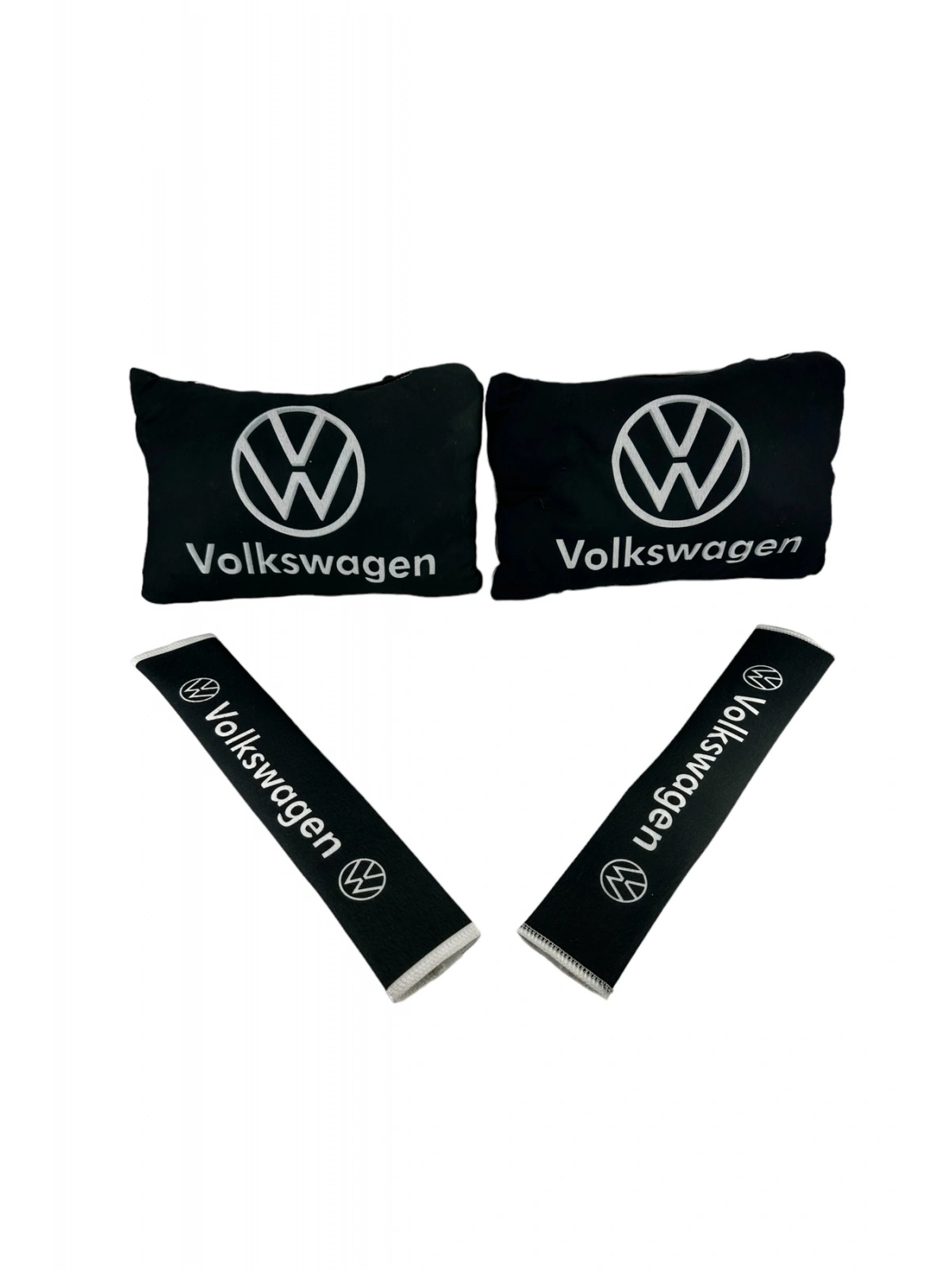 Volkswagen Boyun Yastığı Emniyet Kemer Pedi Siyah