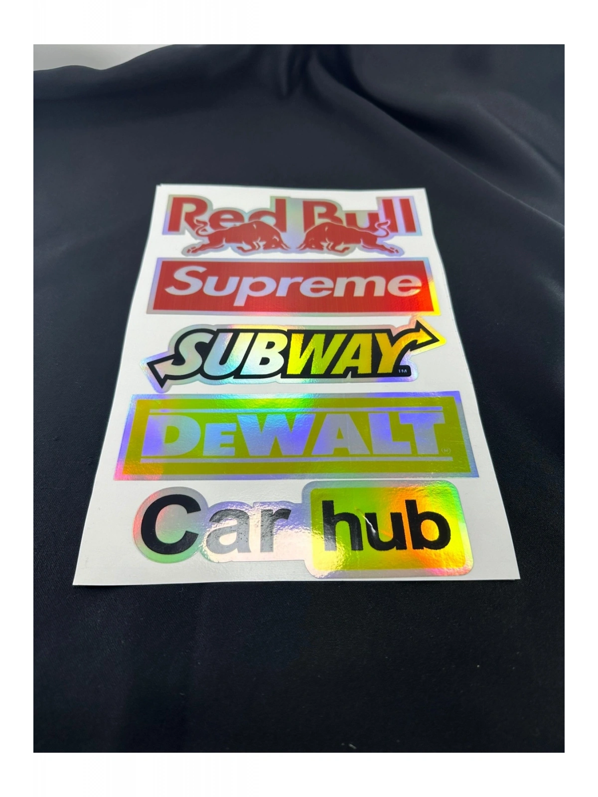 Hologram Arka Cam Sticker Etiket Model 006