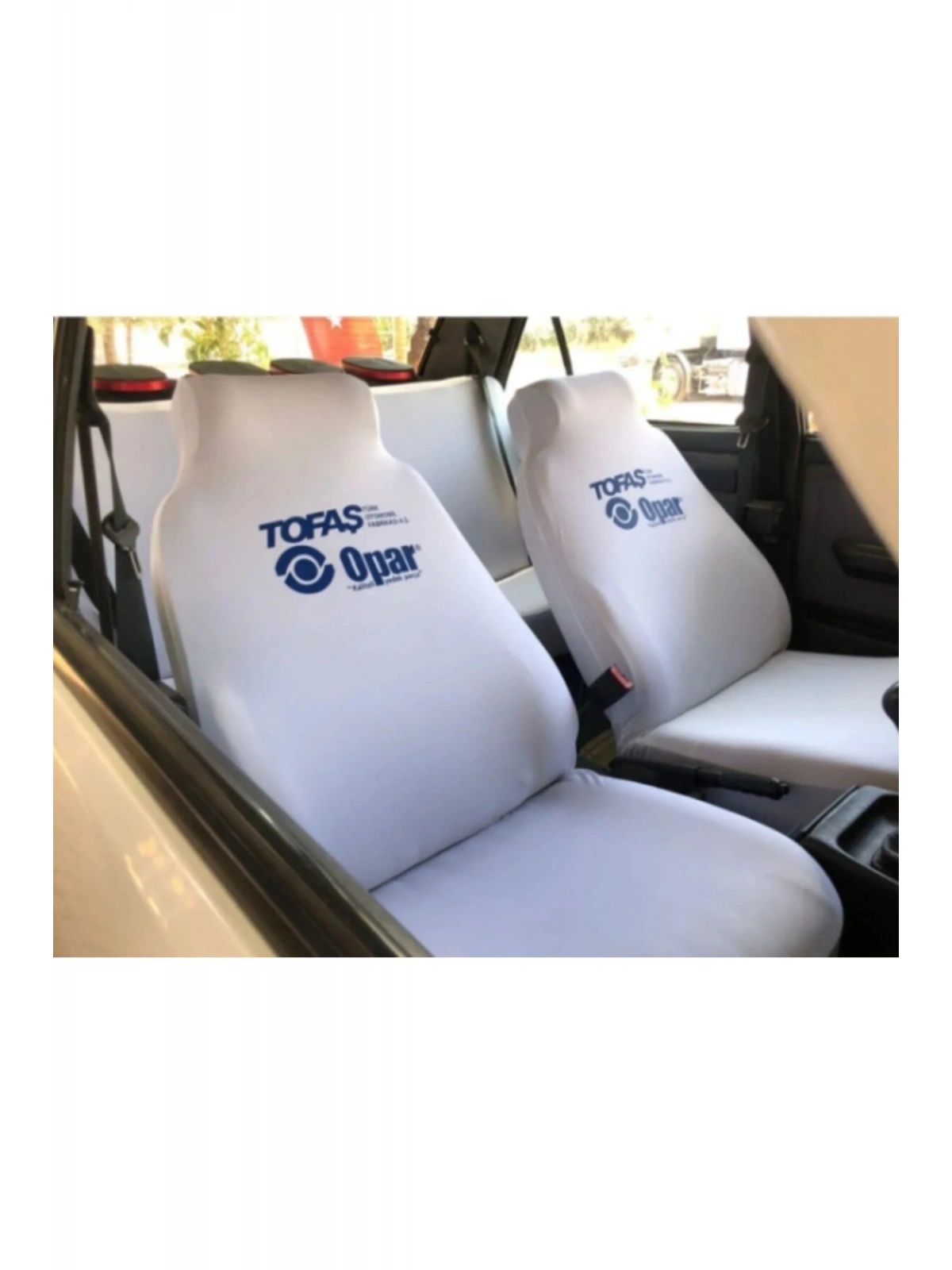 Tofaş Opar Oto Servis Kılıfı Beyaz