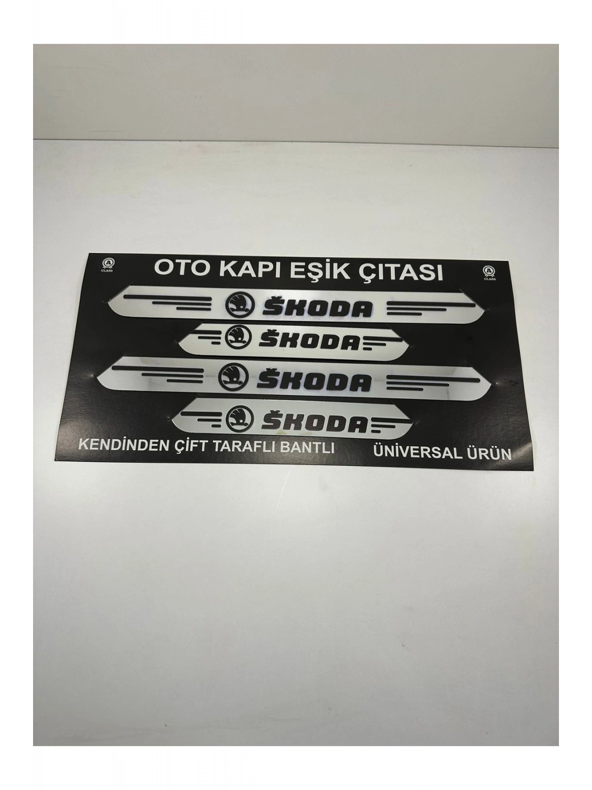 Skoda Oto Kapı Eşik Çıtası 4’lü Takım Aynalı Pleksi
