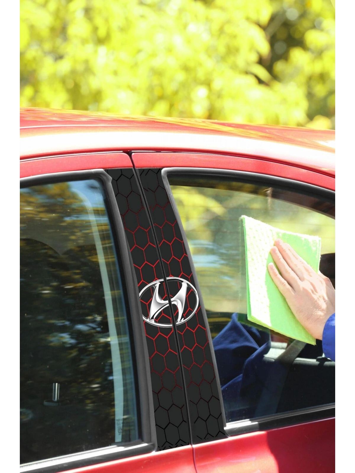 Baskılı Kapı Direk Folyo HYUNDAİ (2’li takım)