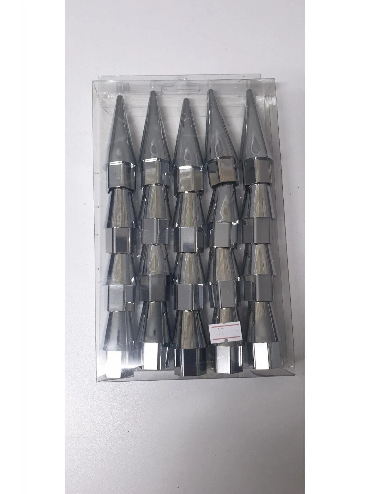 Sivri Mermi Bijon Kapağı Krom 17mm
