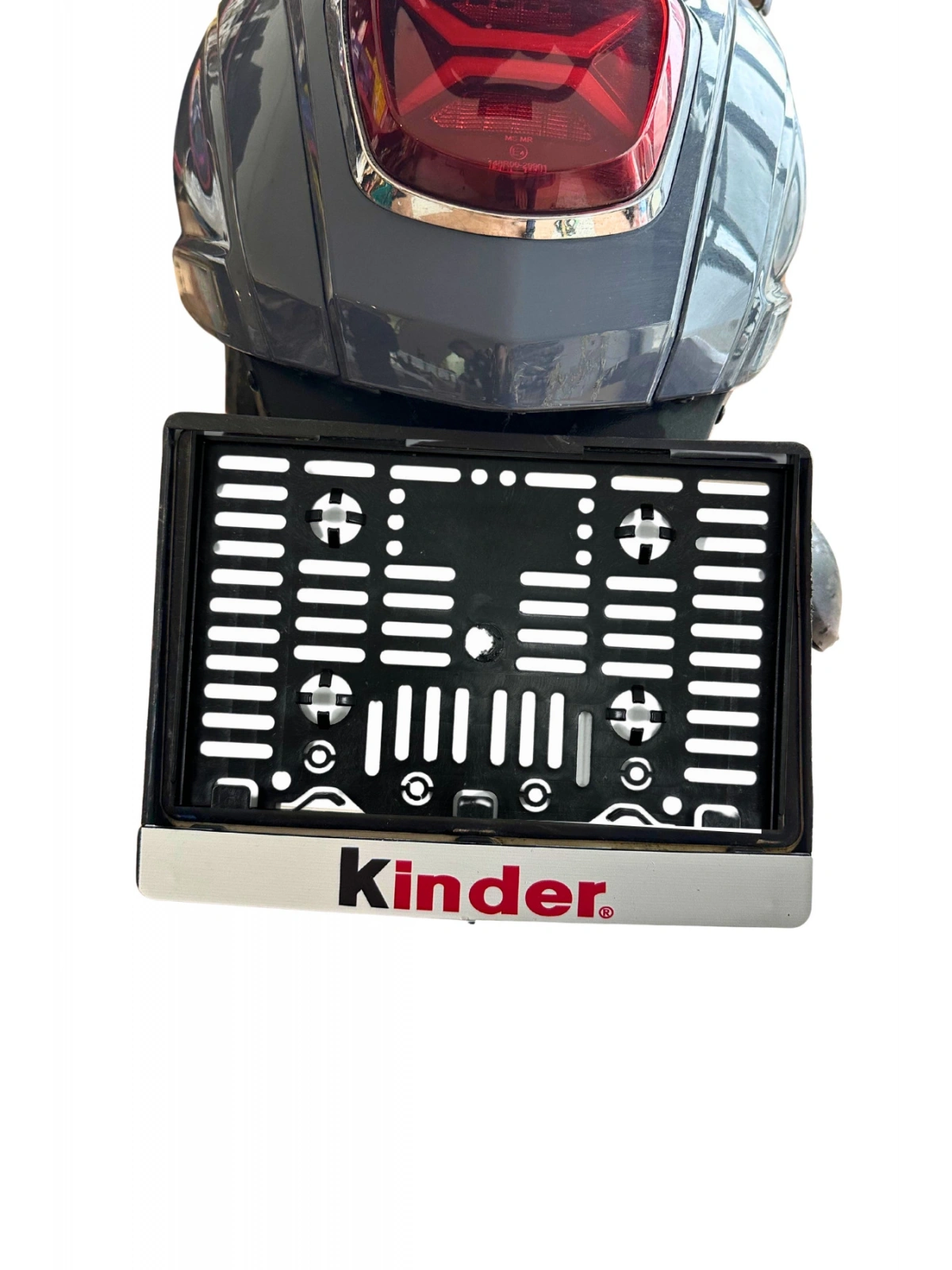 Motor Plakalık Çikolatalı Gofret Baskılı Motosiklet Plakalığı