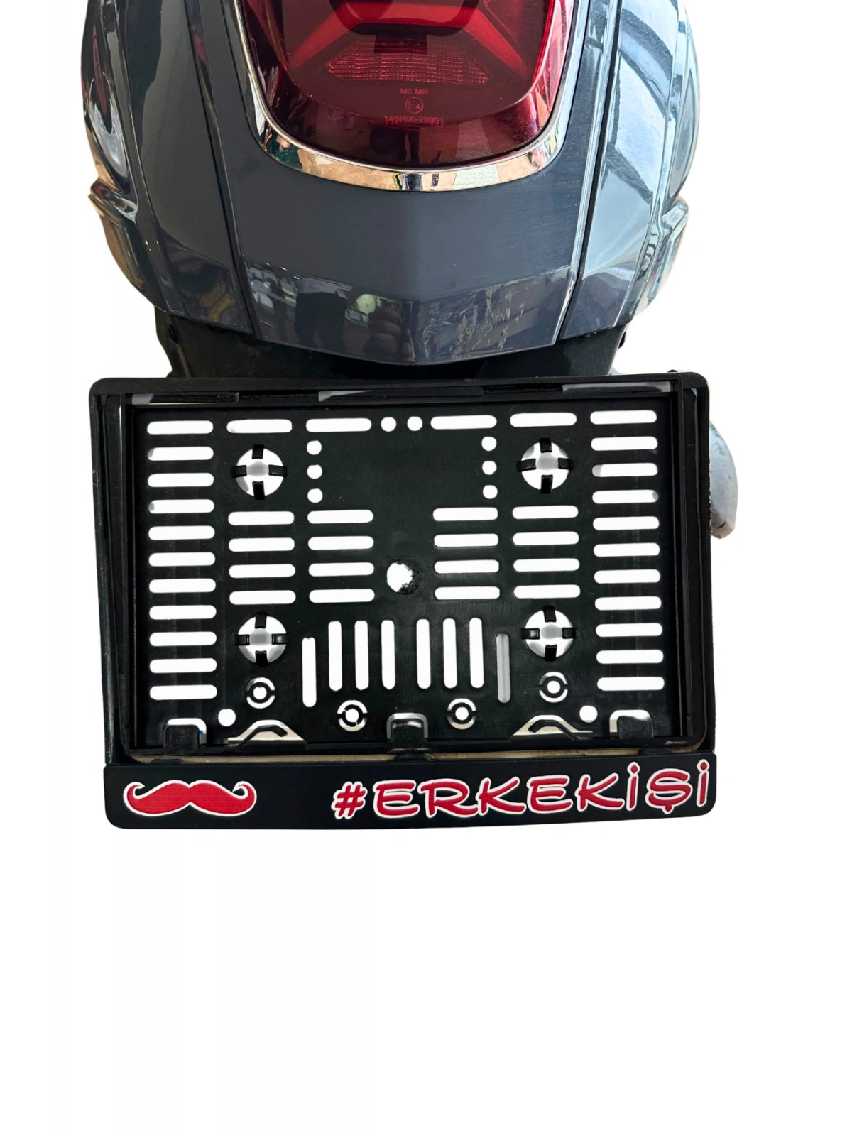 Motor Plakalık Erkek İşi Baskılı Motosiklet Plakalığı