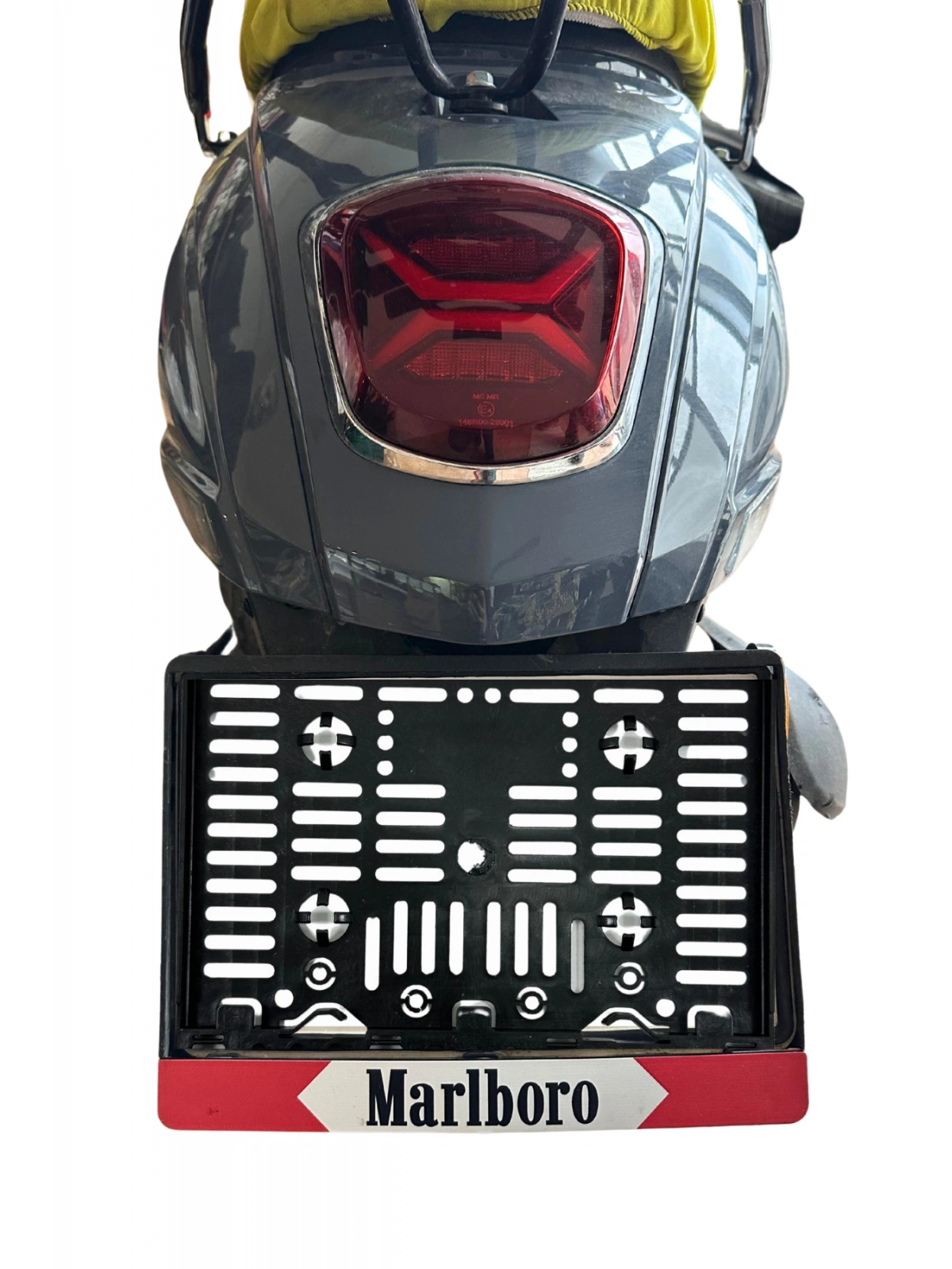 Motor Plakalık Marbora Baskılı Motosiklet Plakalığı