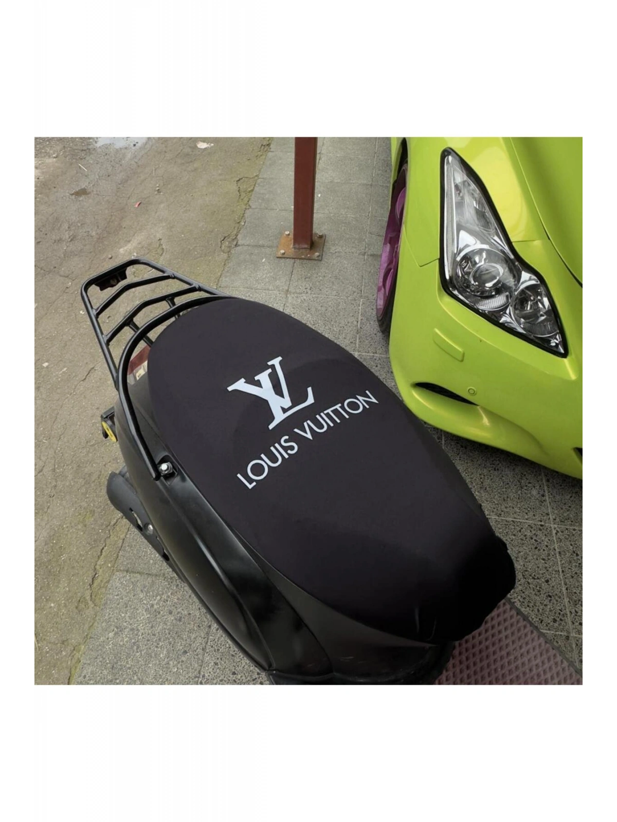LUIS DESENLİ PENYE MOTOSİKLET KILIFI -MOTOR