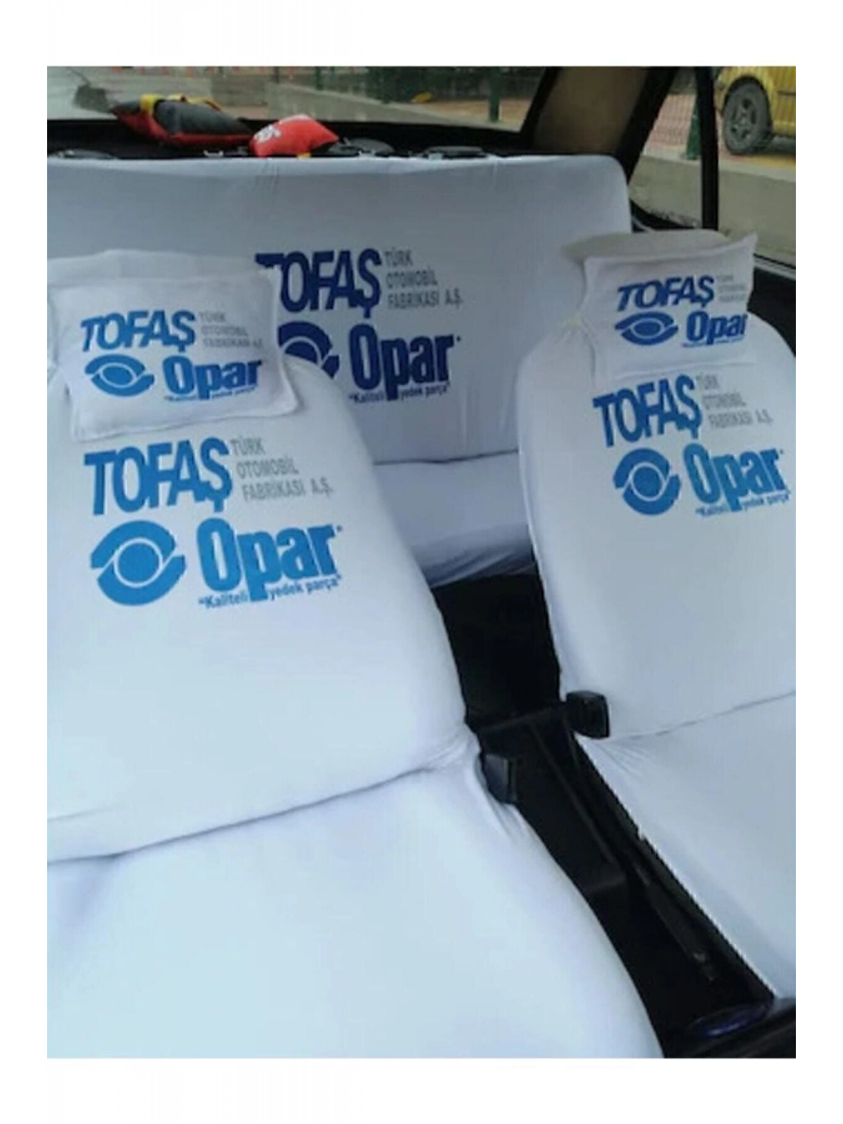 Tofaş Uyumlu Beyaz Servis Kılıfı