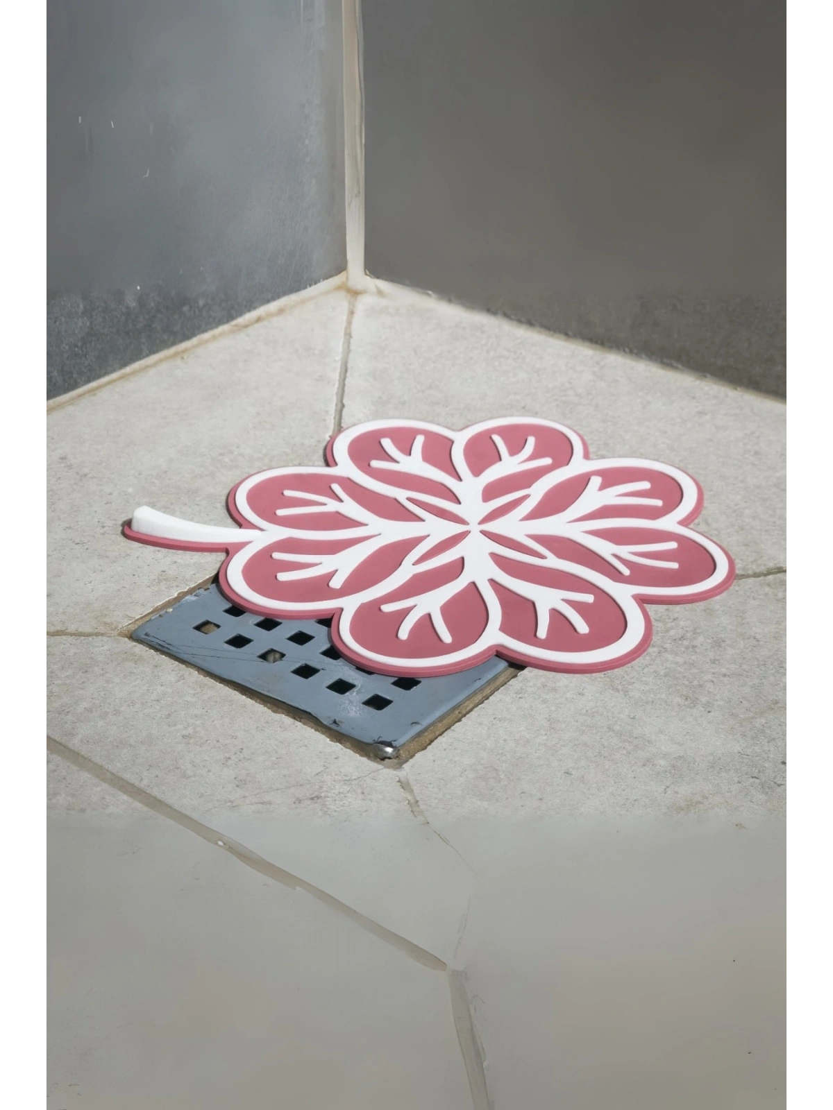 Gider Koku Önleyici Silikon Mat Banyo Mutfak Lavabo Balkon Gider Tıpası Kapağı Pembe