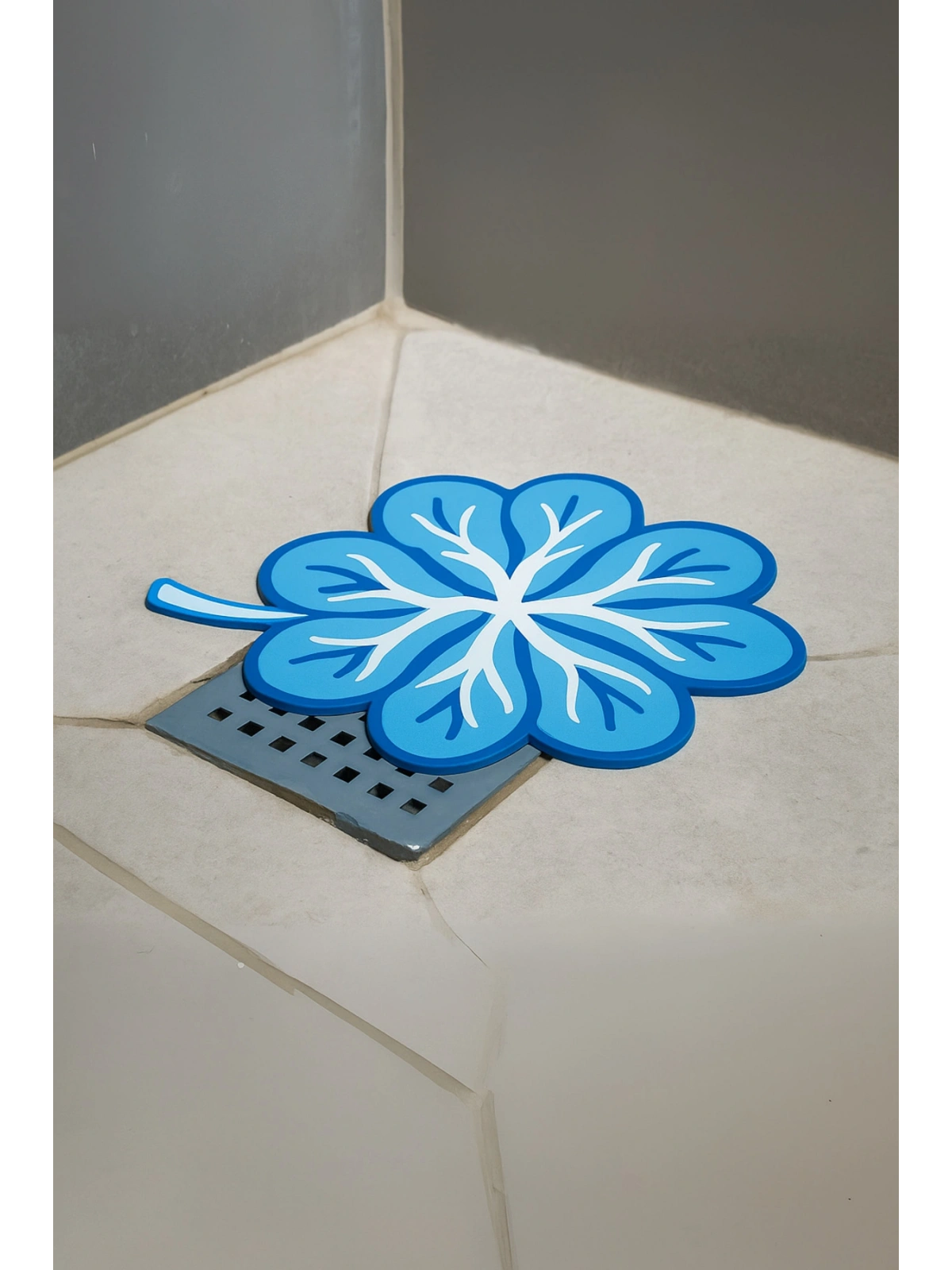 Gider Koku Önleyici Silikon Mat Banyo Mutfak Lavabo Balkon Gider Tıpası Kapağı Mavi